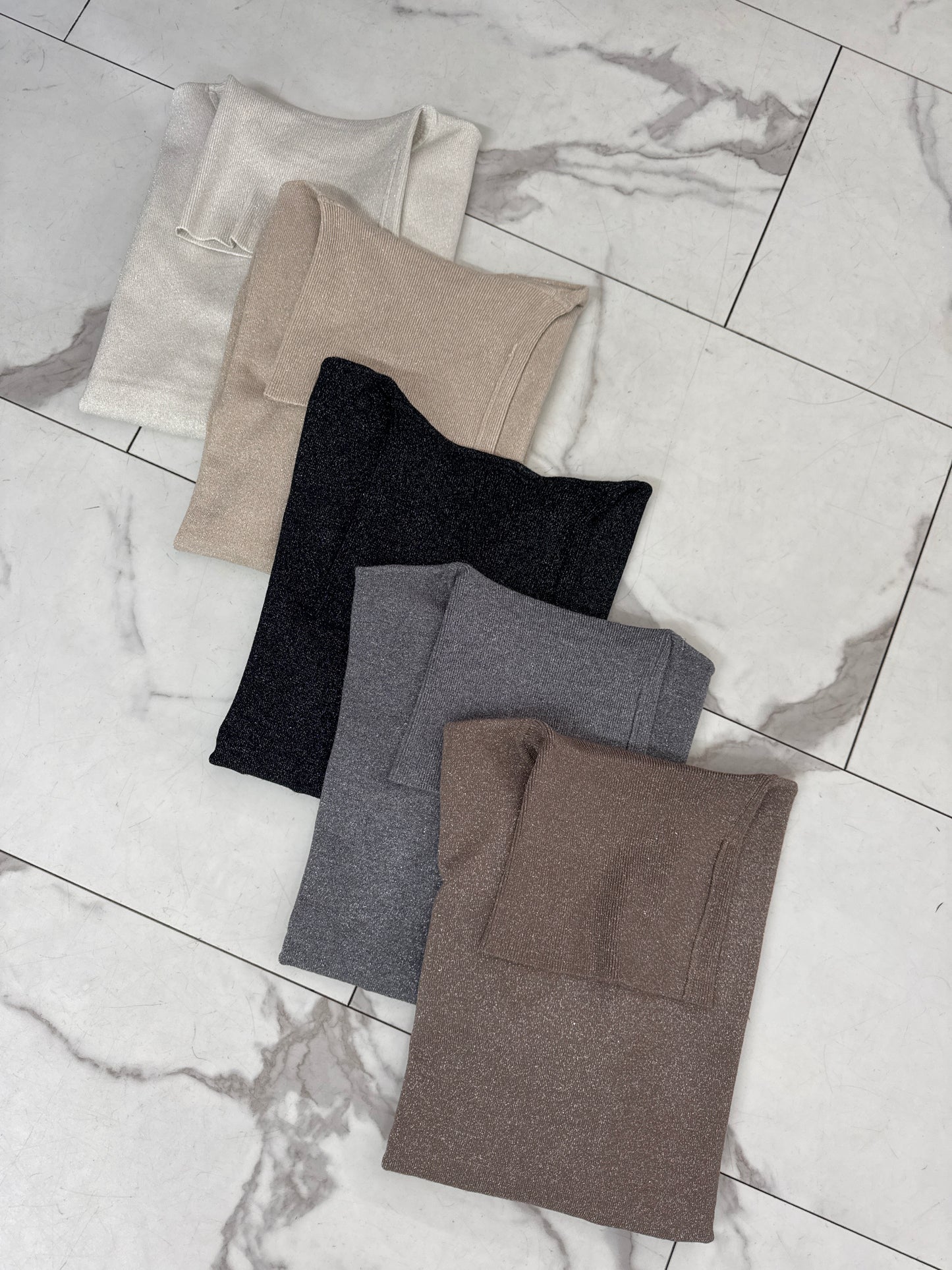 DOLCEVITA LUREX nero/grigio/panna/sabbia/fango