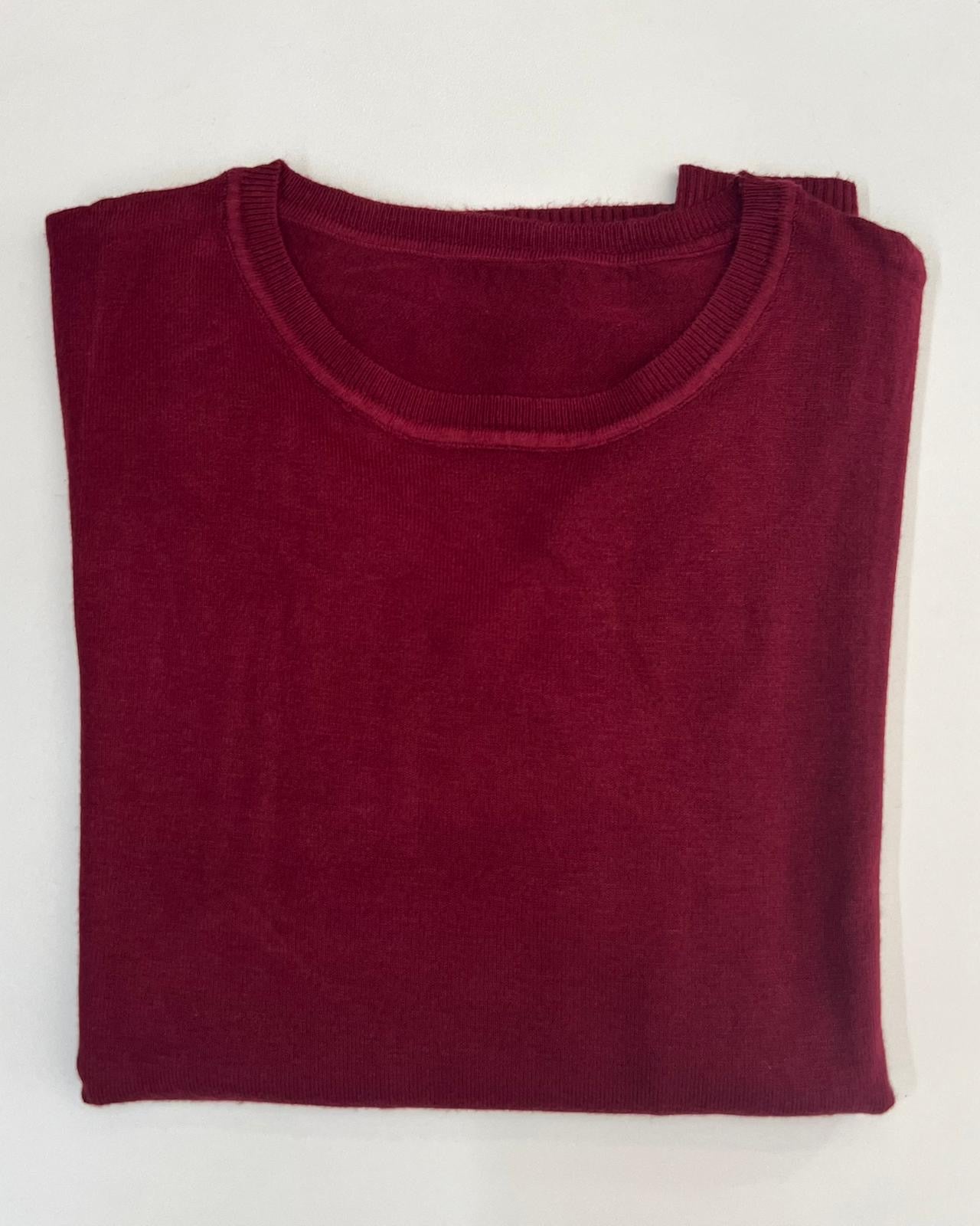MAGLIONCINO GIROCOLLO BASIC nero/bordeaux/blu/sabbia