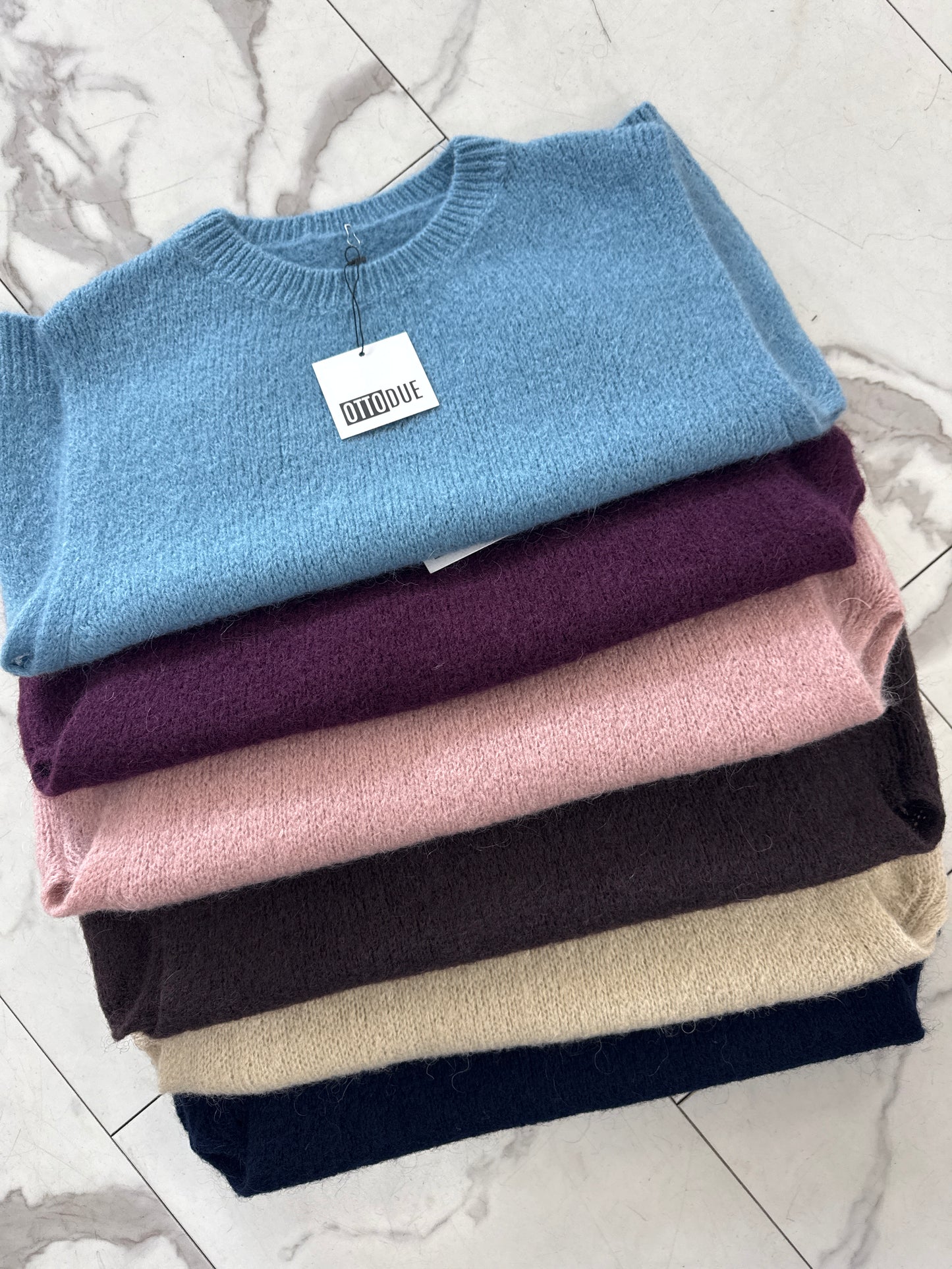 GILET MISTO MOHAIR vinaccia/azzurri/rosa/cioccolato/sabbia/blu