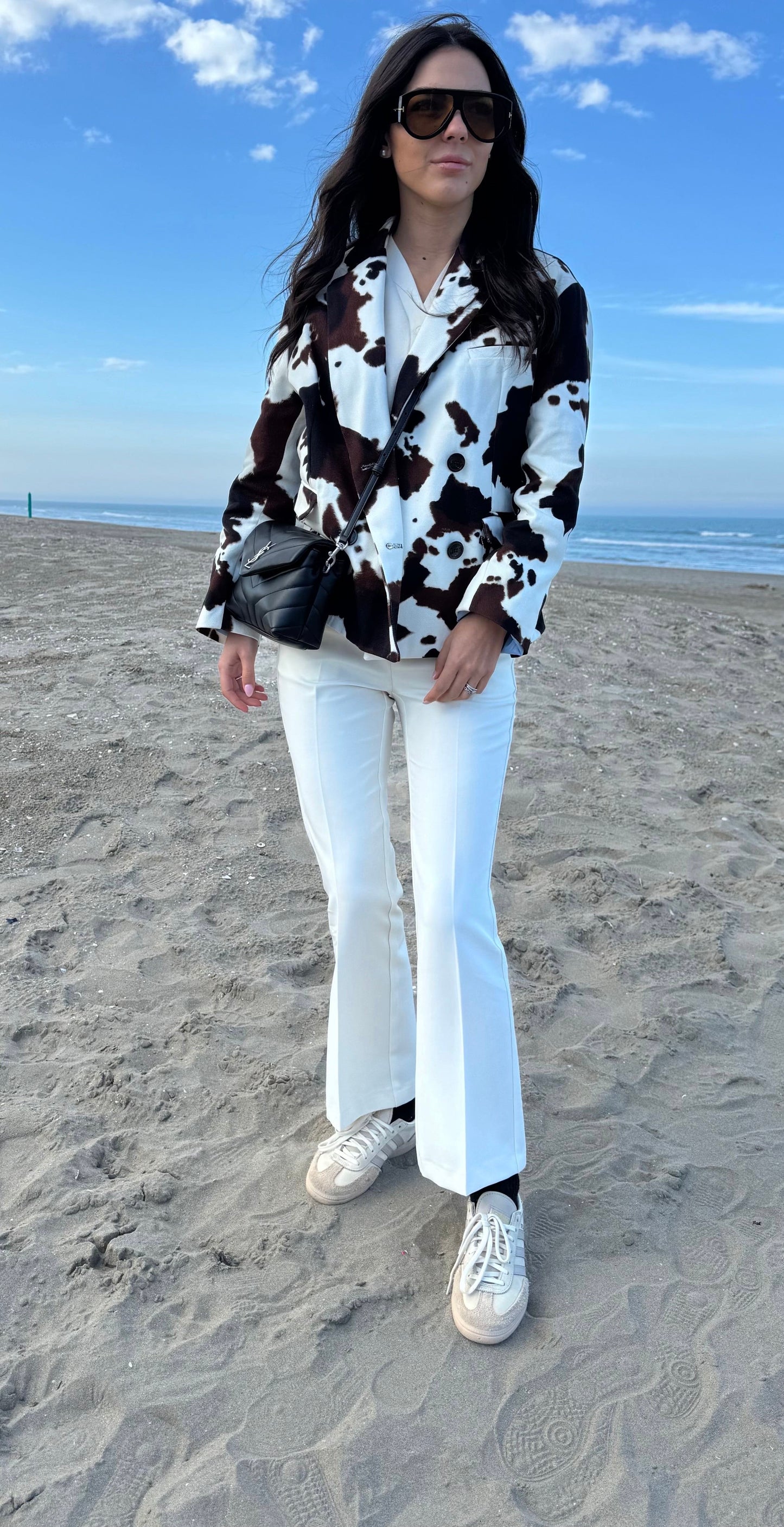 MARYLEY PANTALONE ZAMPETTA PANNA