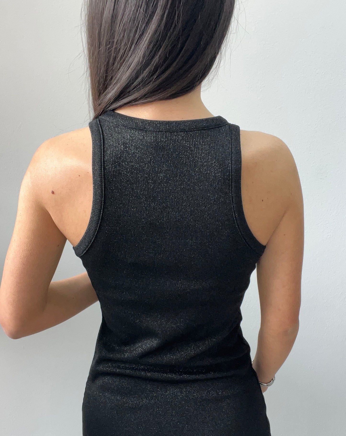 VICOLO ABITO LUREX SMANICATO NERO TU