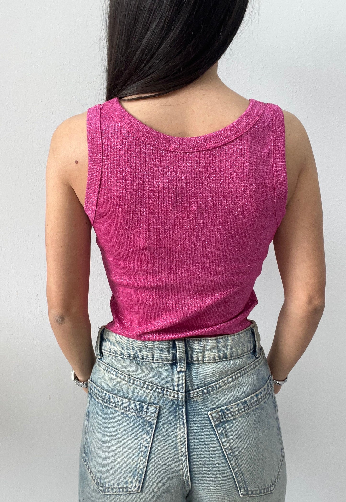 VICOLO CANOTTA LUREX FUCSIA