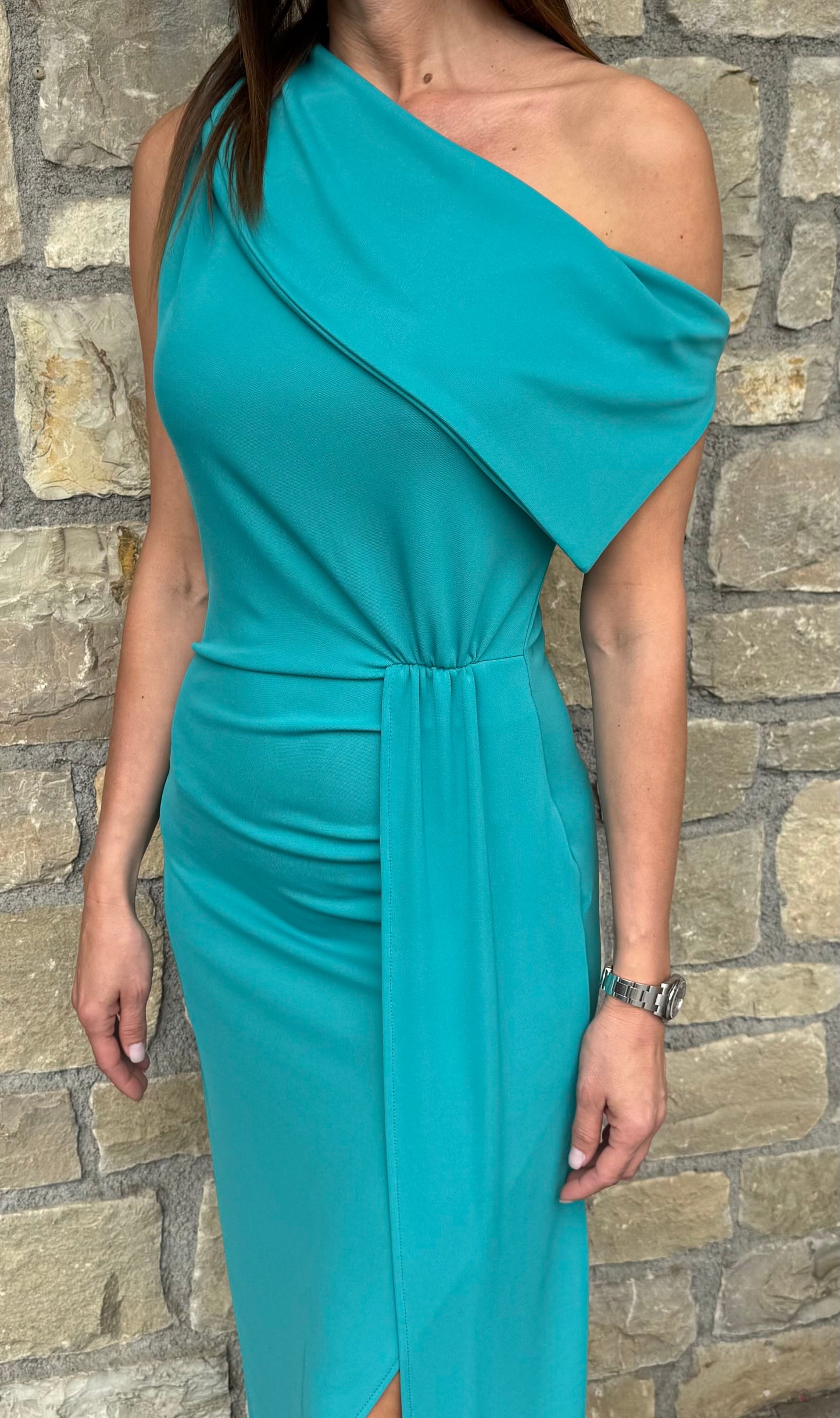 VICOLO ABITO AURORA LUNGO LYCRA TIFFANY