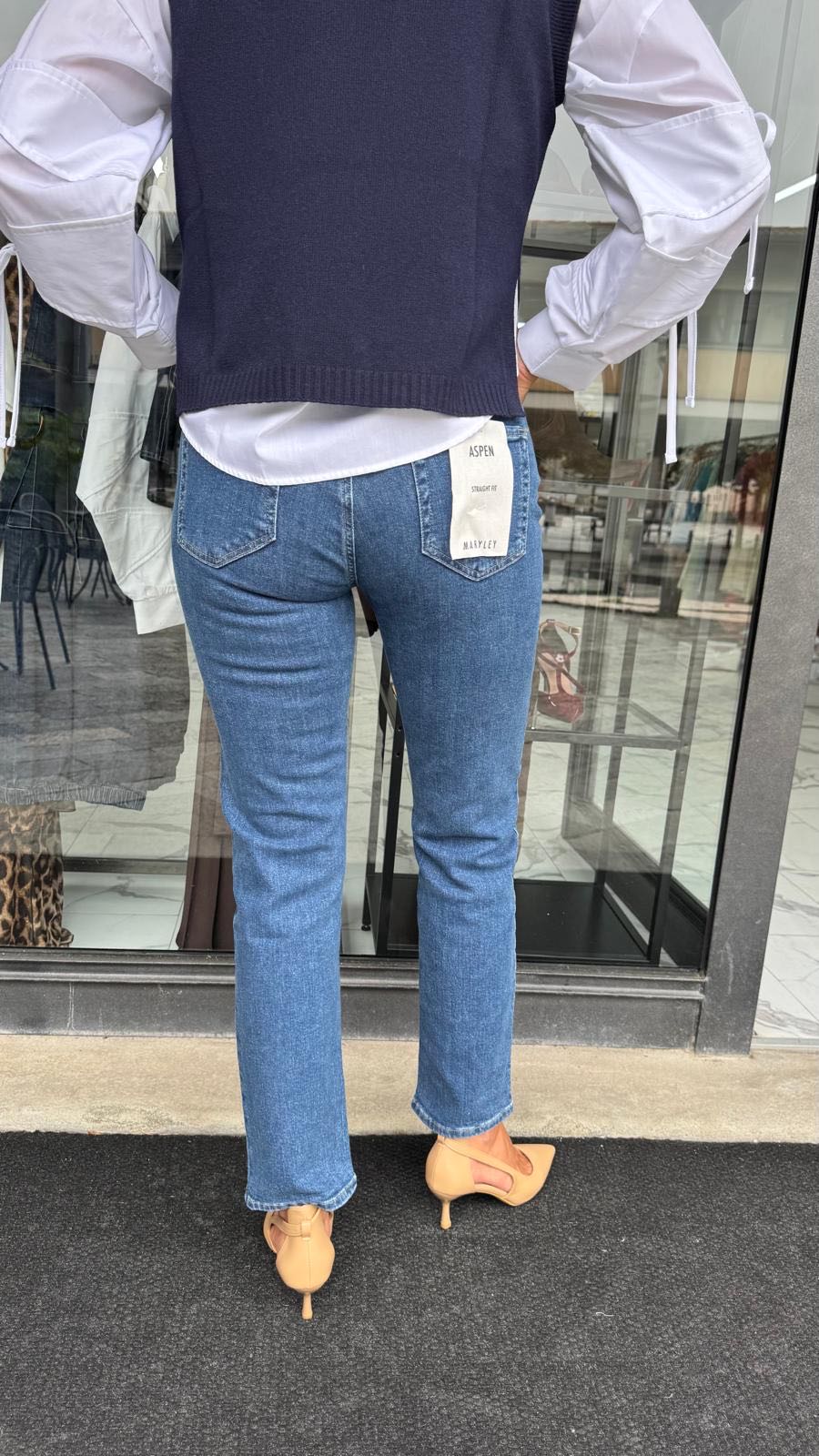 JEANS ASPEN BLU