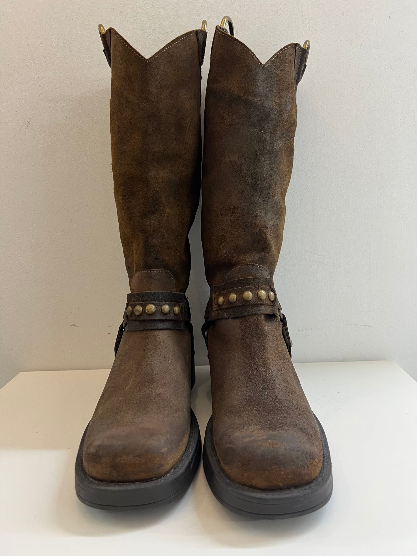 BIKERS CAMOSCIO MARRONE