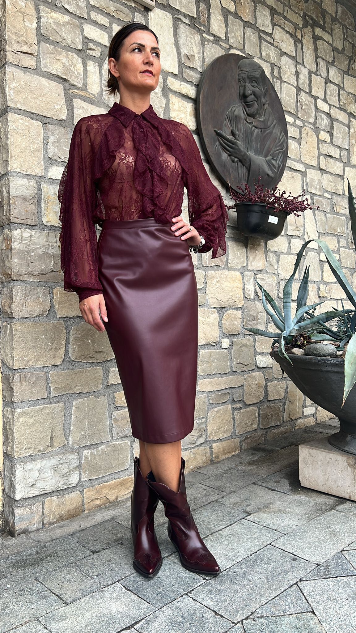 CAMICIA PIZZO PRUGNA