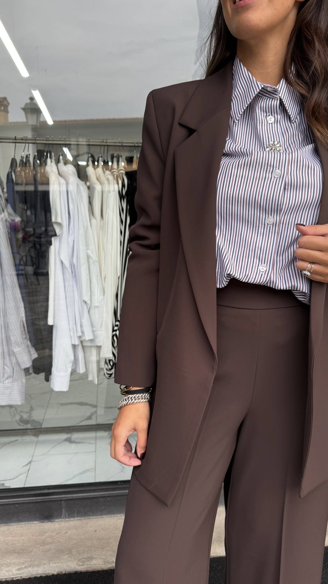 CAMICIA RIGATA SPILLA