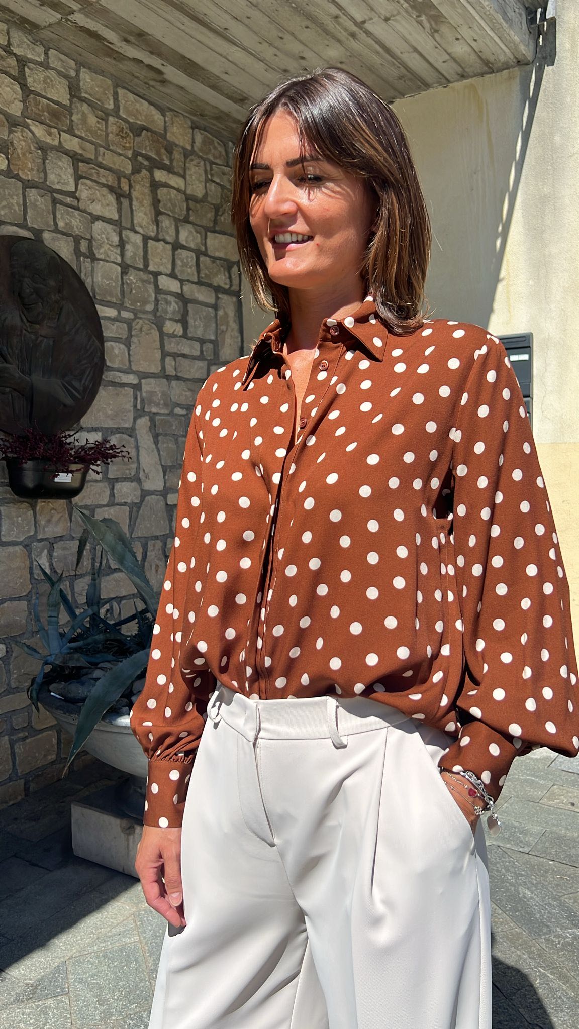 CAMICIA POIS TABACCO