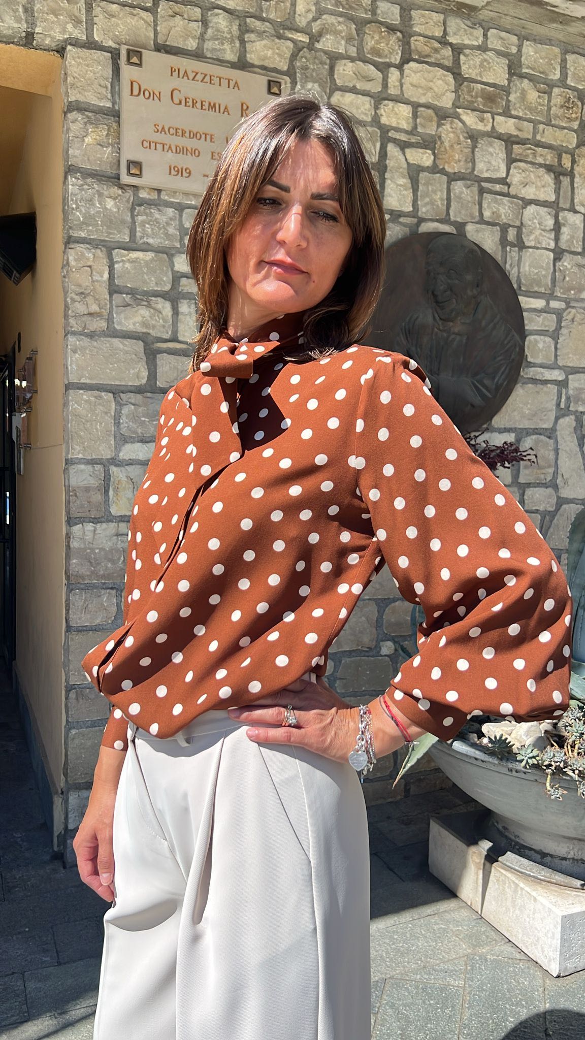 CAMICIA POIS TABACCO