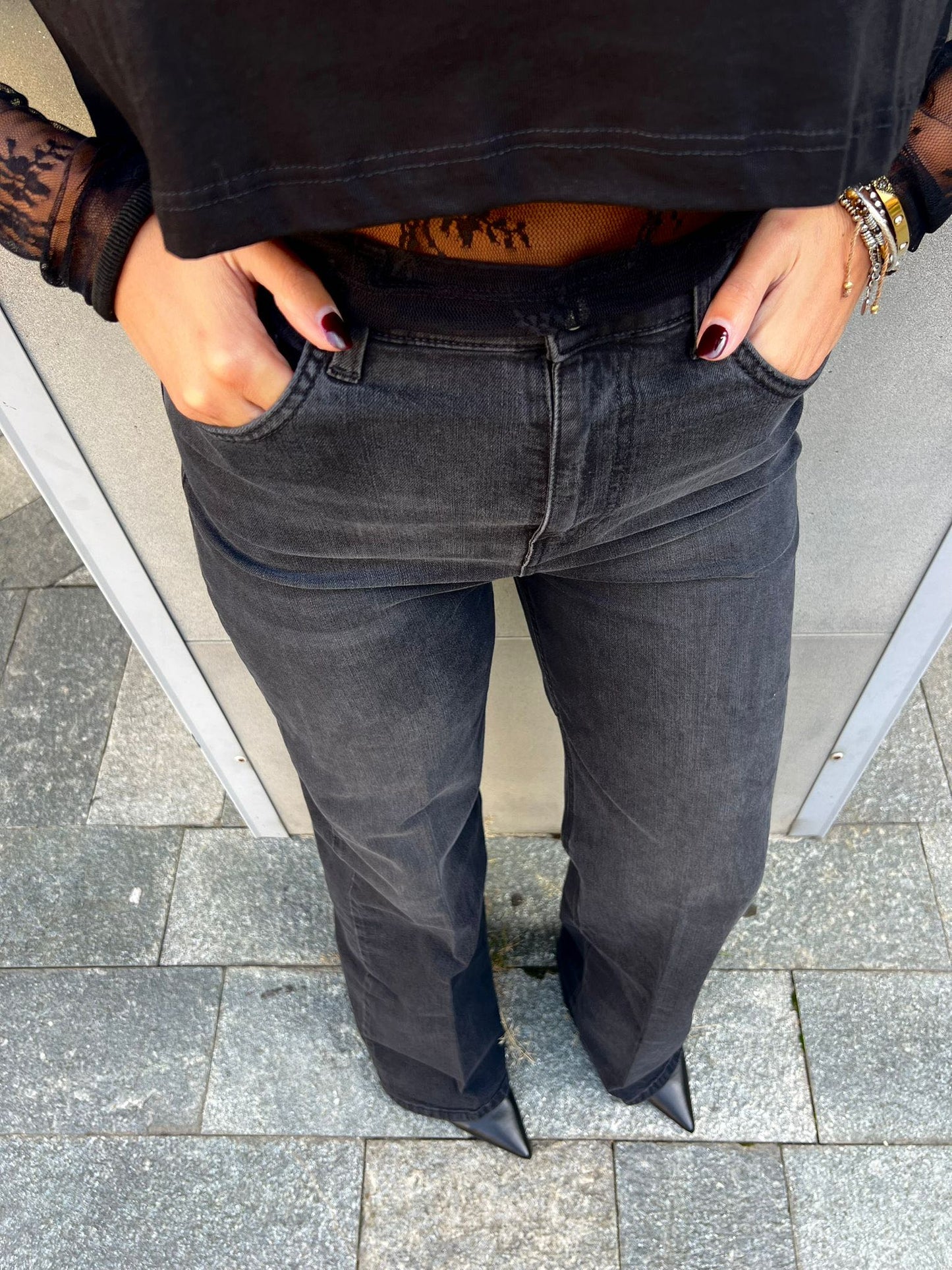 JEANS LEXIE NERO