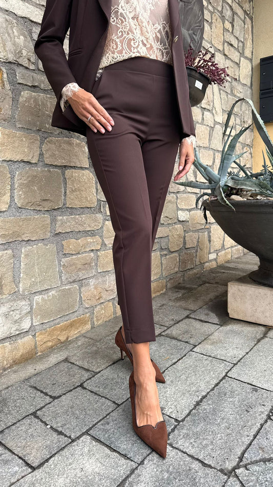 PANTALONE IRIS CIOCCOLATO