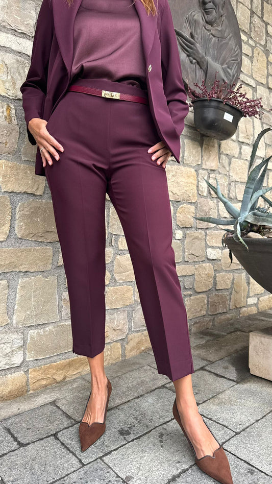 PANTALONE IRIS BORDEAUX