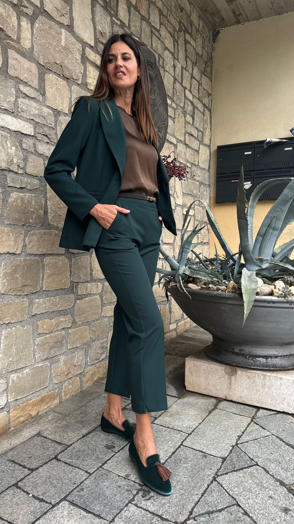 PANTALONE IRIS VERDE