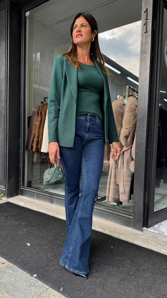 JEANS GISELE FLARE BLU