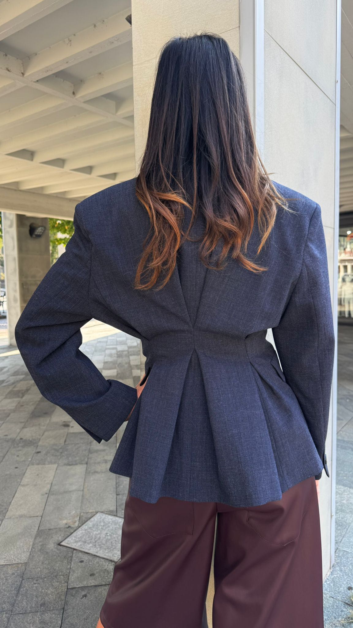GIACCA SARTORIALE PENCE POSTERIORE BLU