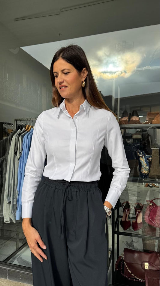 CAMICIA OXFORD SLIM BIANCA