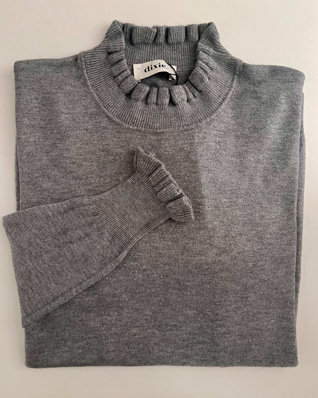 MAGLIONCINO VOLANT GRIGIO