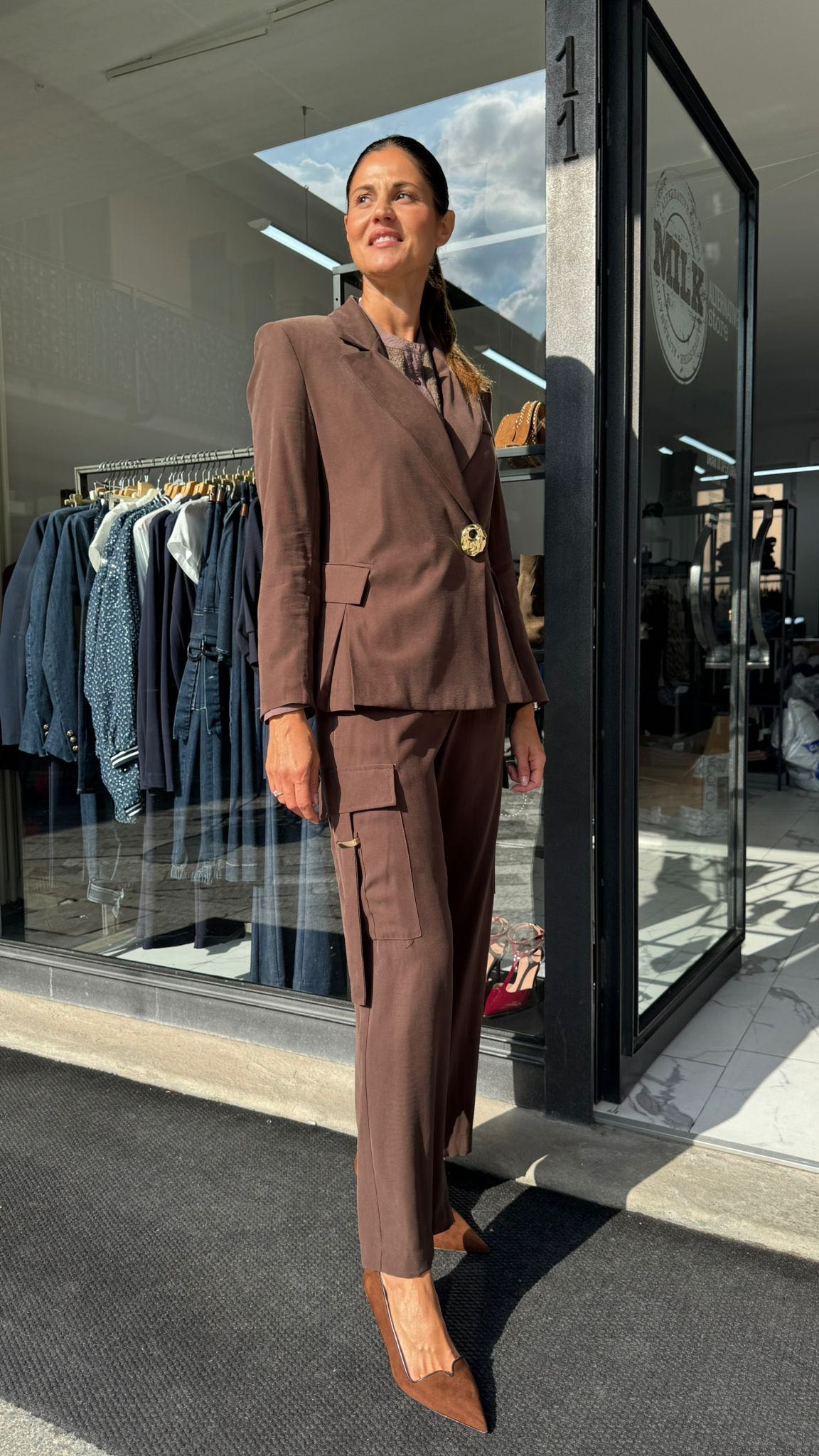 COMPLETO SPILLA ORO CIOCCOLATO