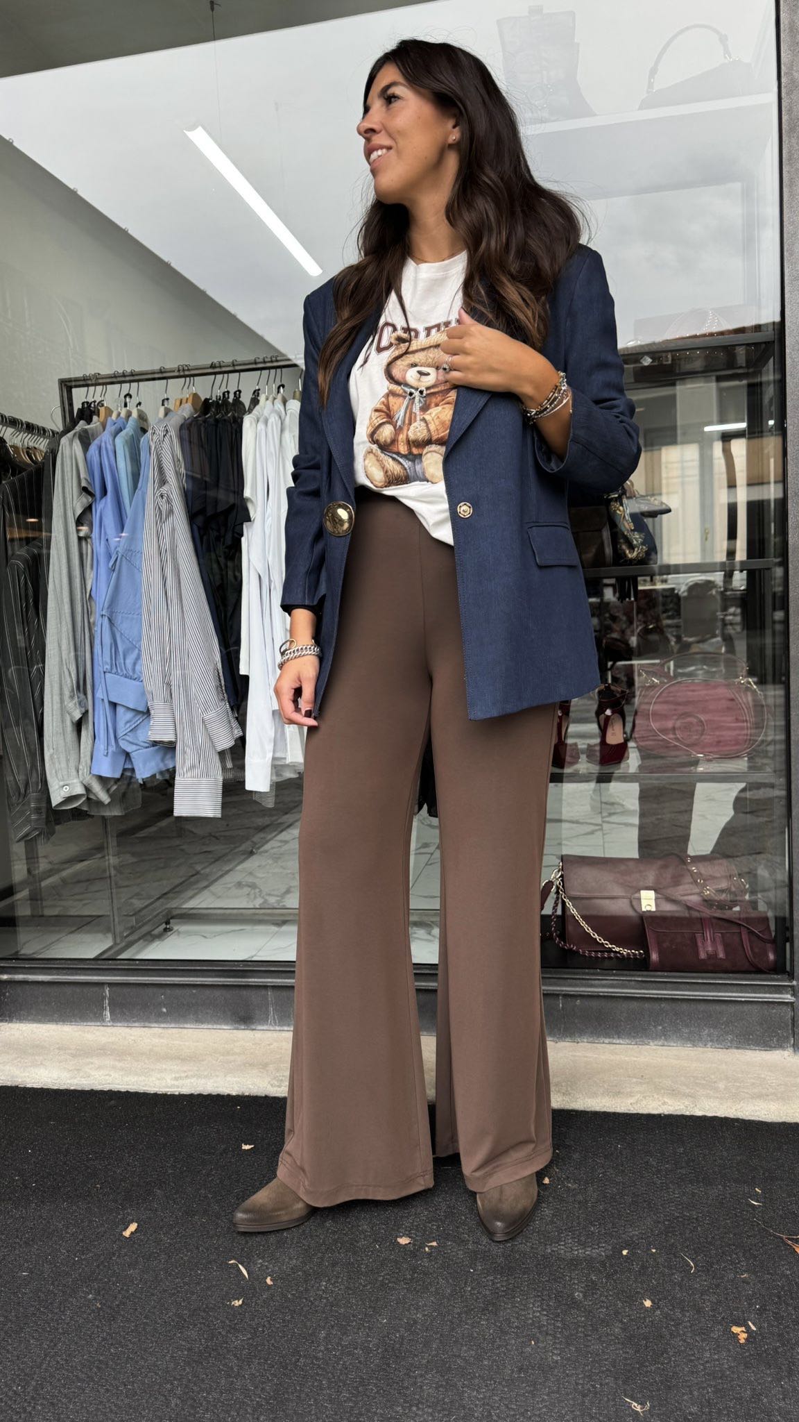 PANTALONE FLUIDO CIOCCOLATO