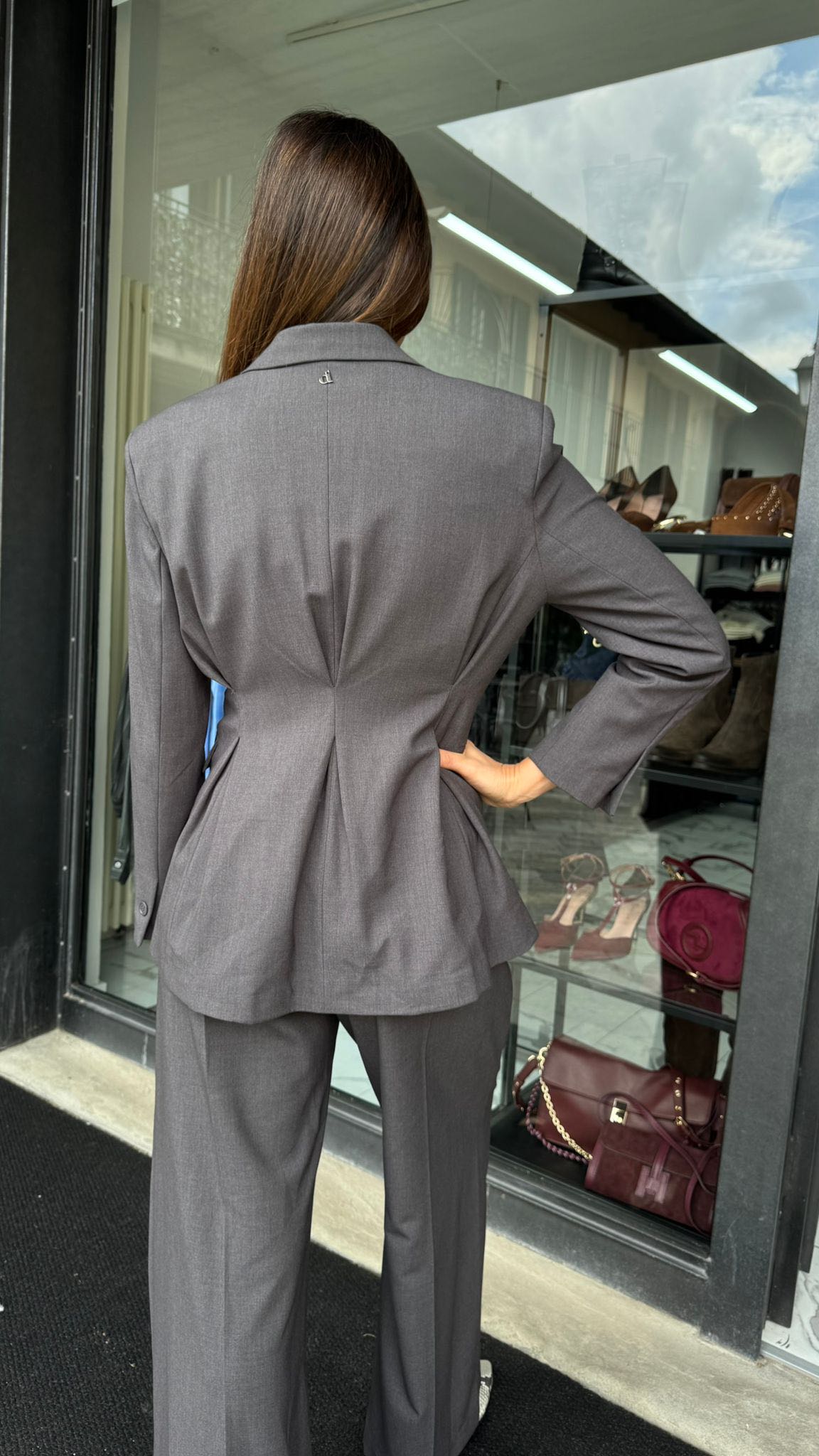 GIACCA AVVITATA GRIGIA