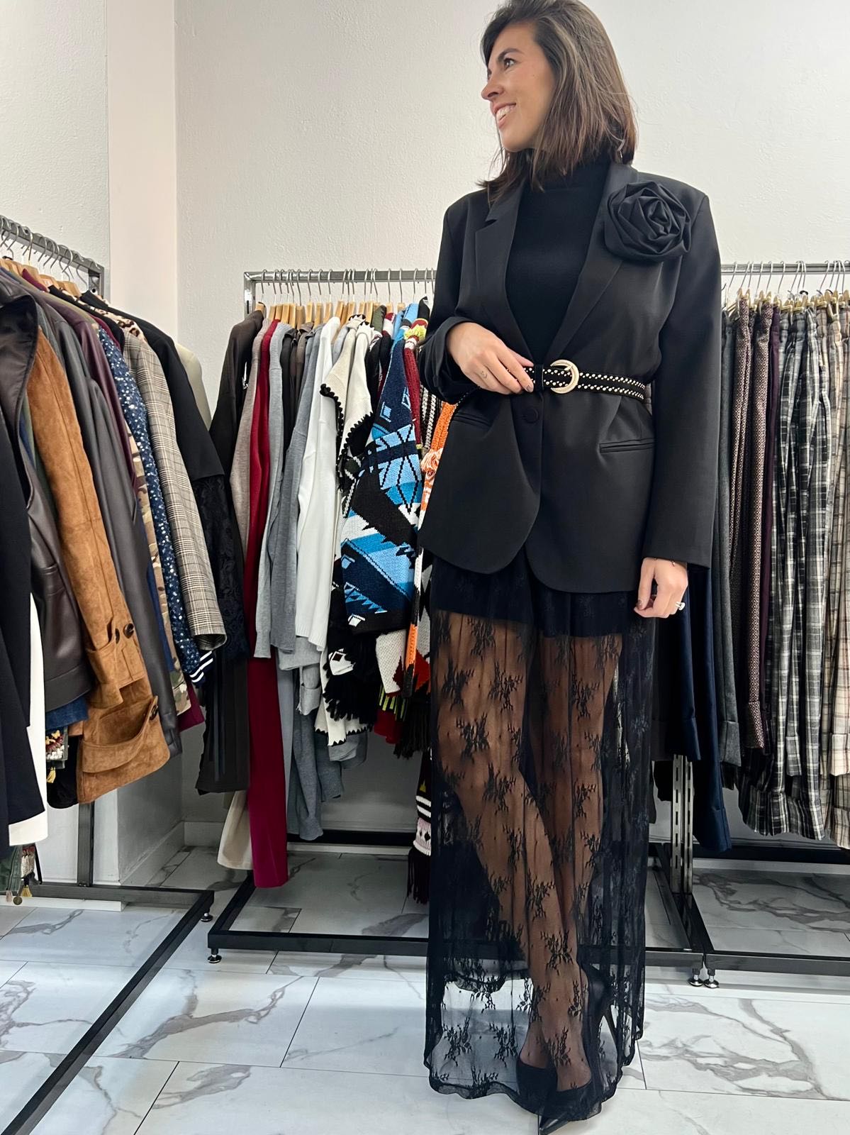 GONNA LUNGA PIZZO NERA