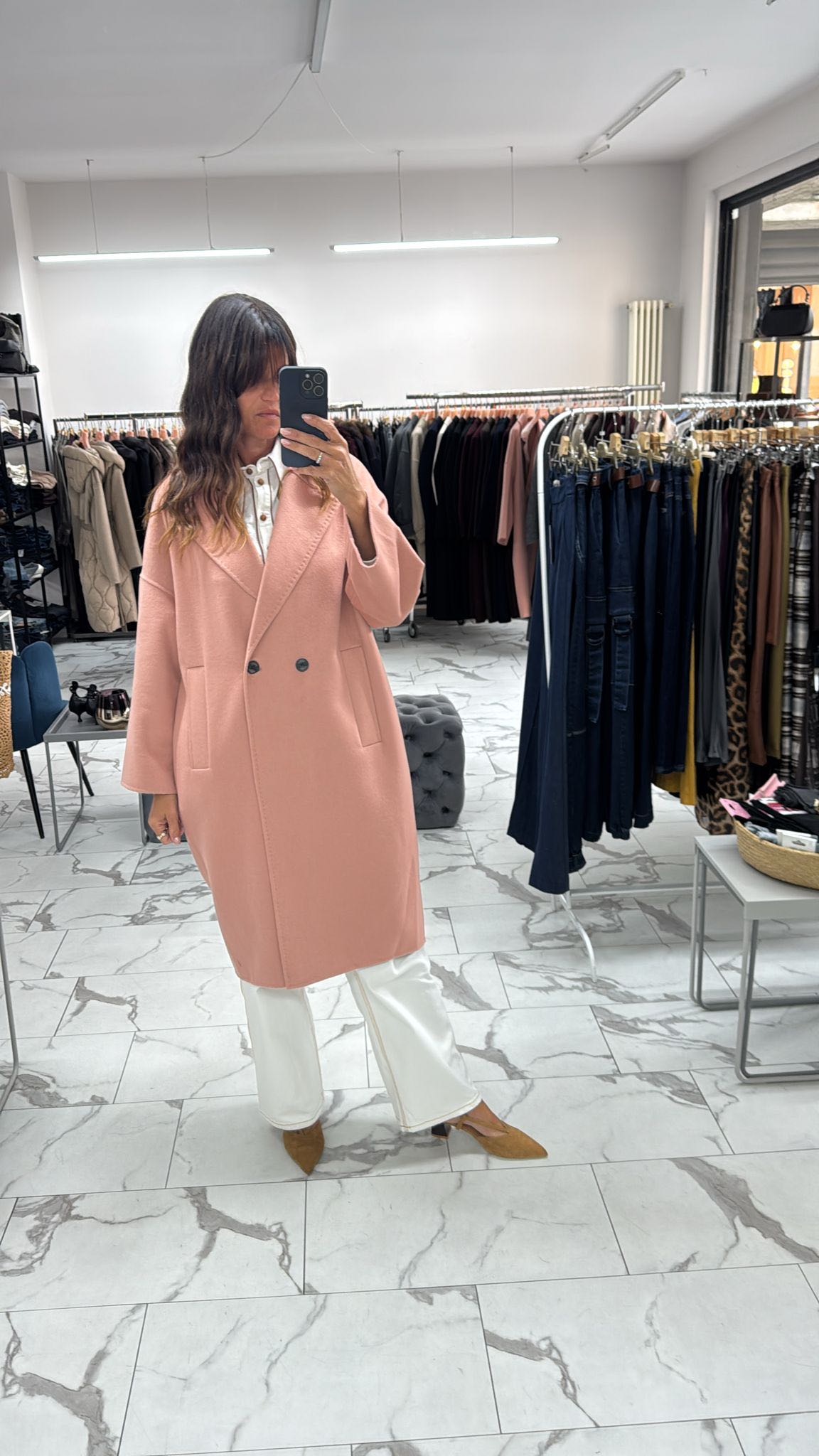 CAPPOTTO OVETTO OVERSIZED ROSA