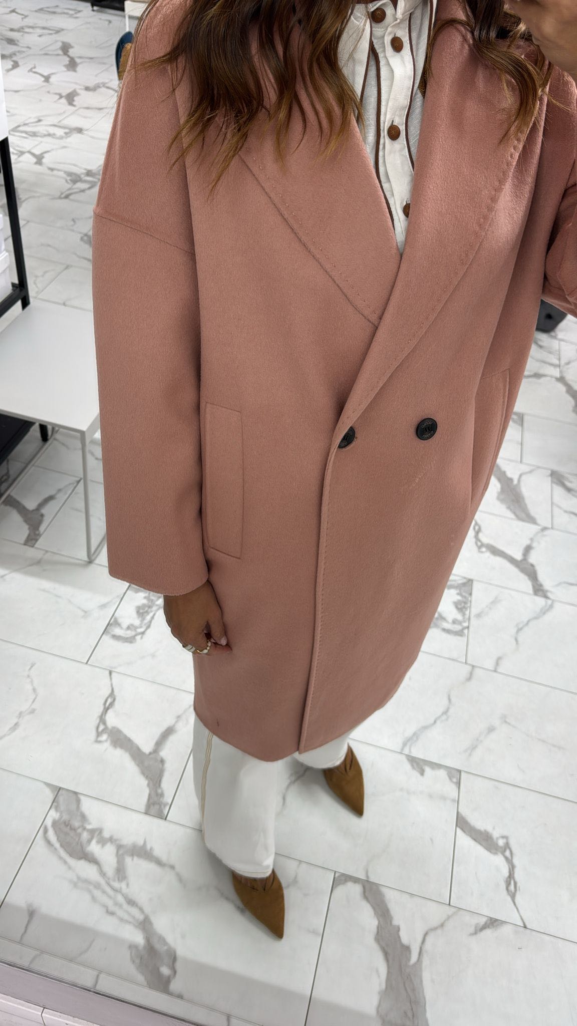 CAPPOTTO OVETTO OVERSIZED ROSA