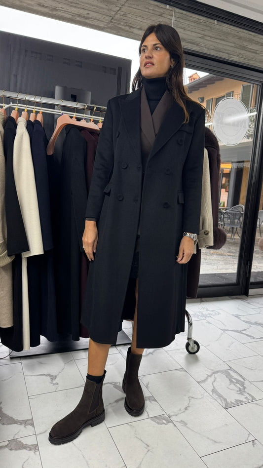 CAPPOTTO DOPPIOPETTO NERO