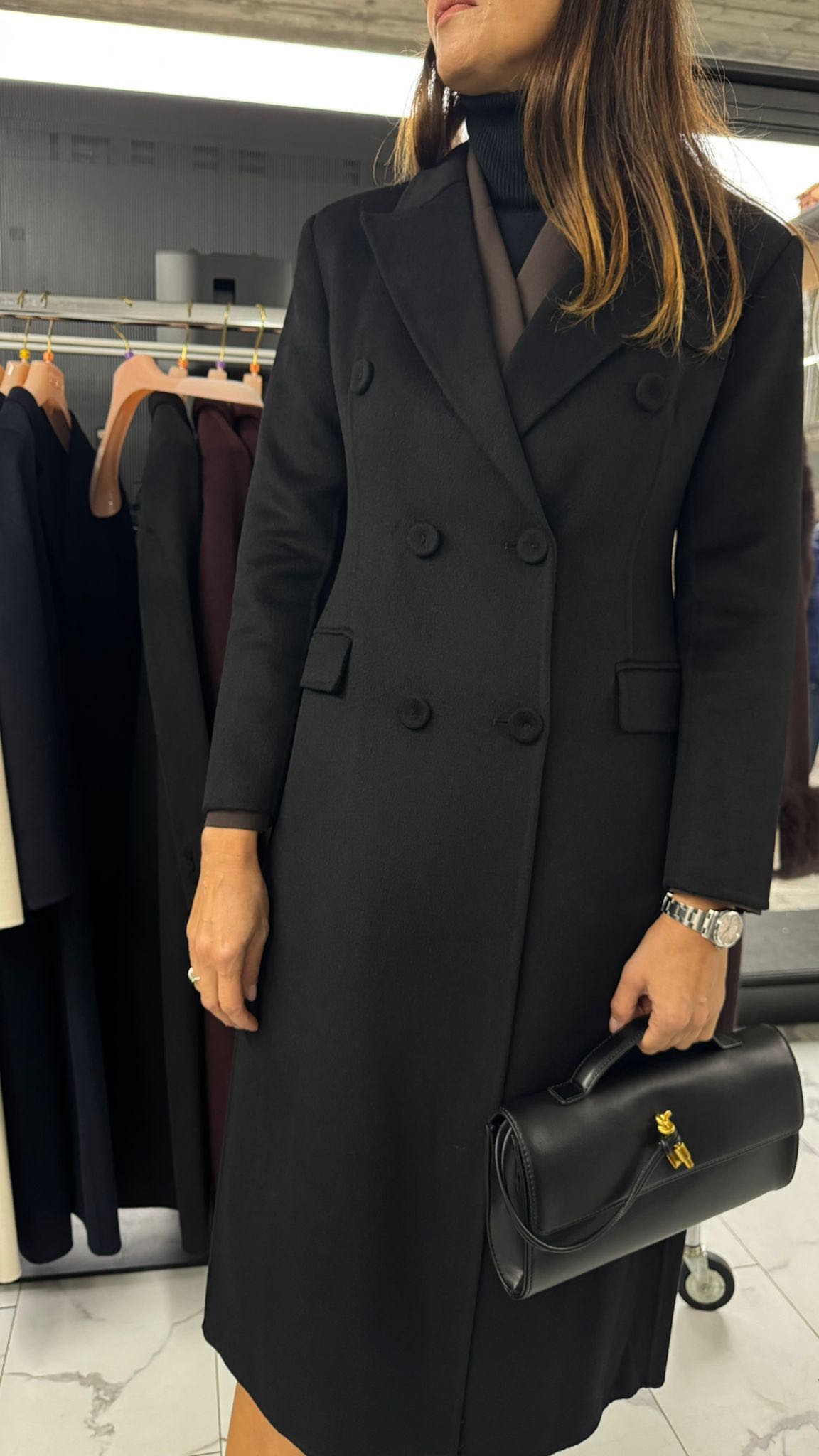 CAPPOTTO DOPPIOPETTO NERO