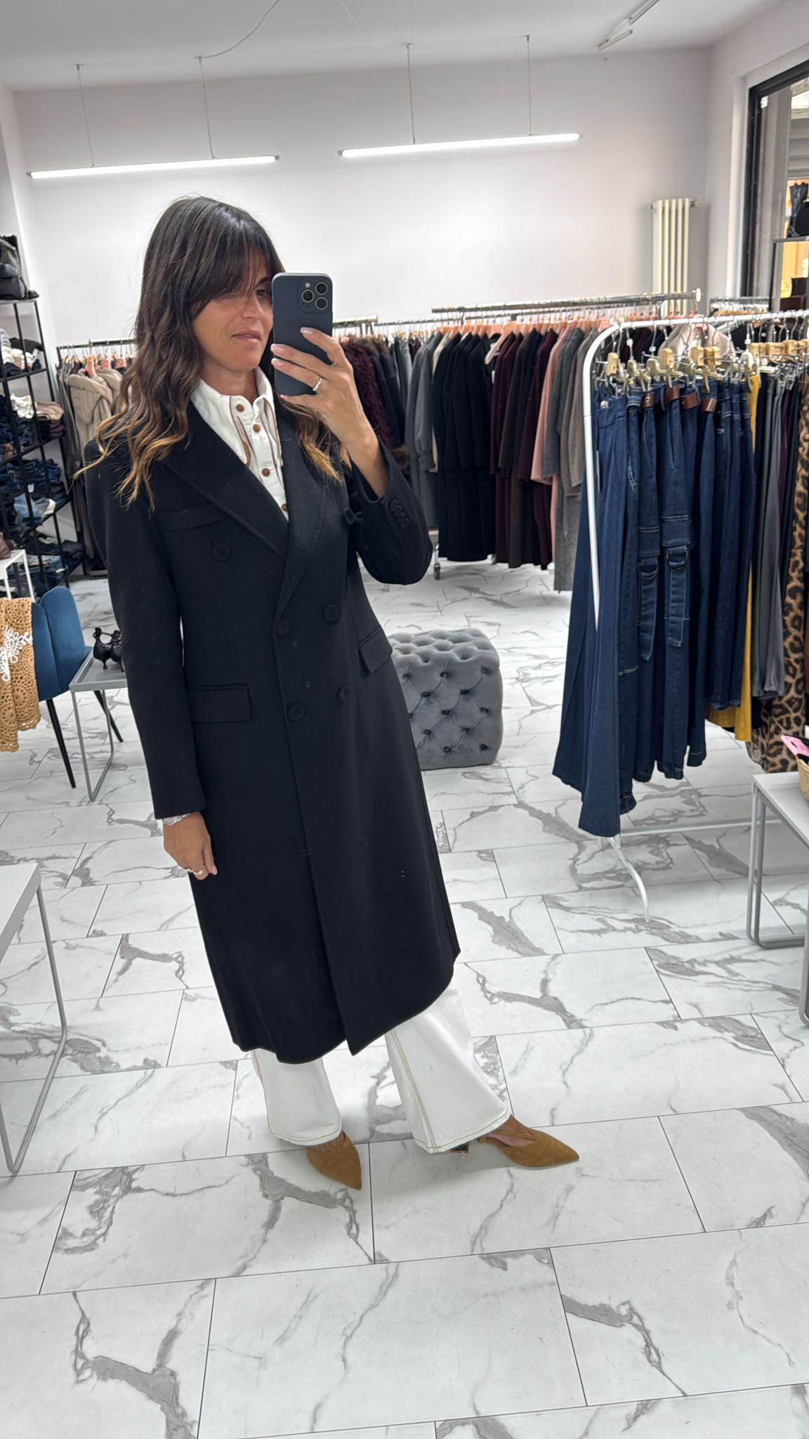 CAPPOTTO DOPPIOPETTO NERO