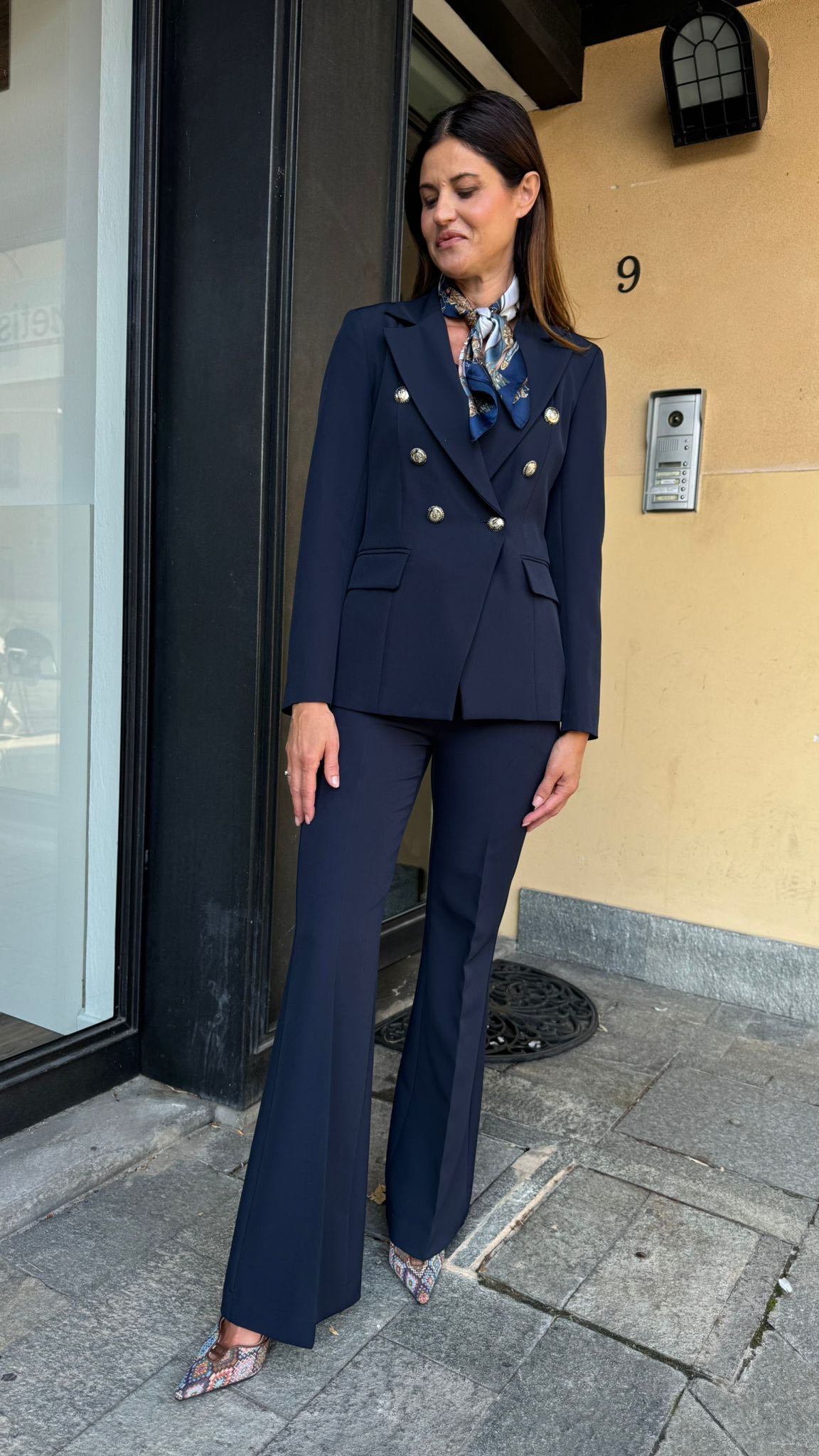 PANTALONE TULIPANO BLU