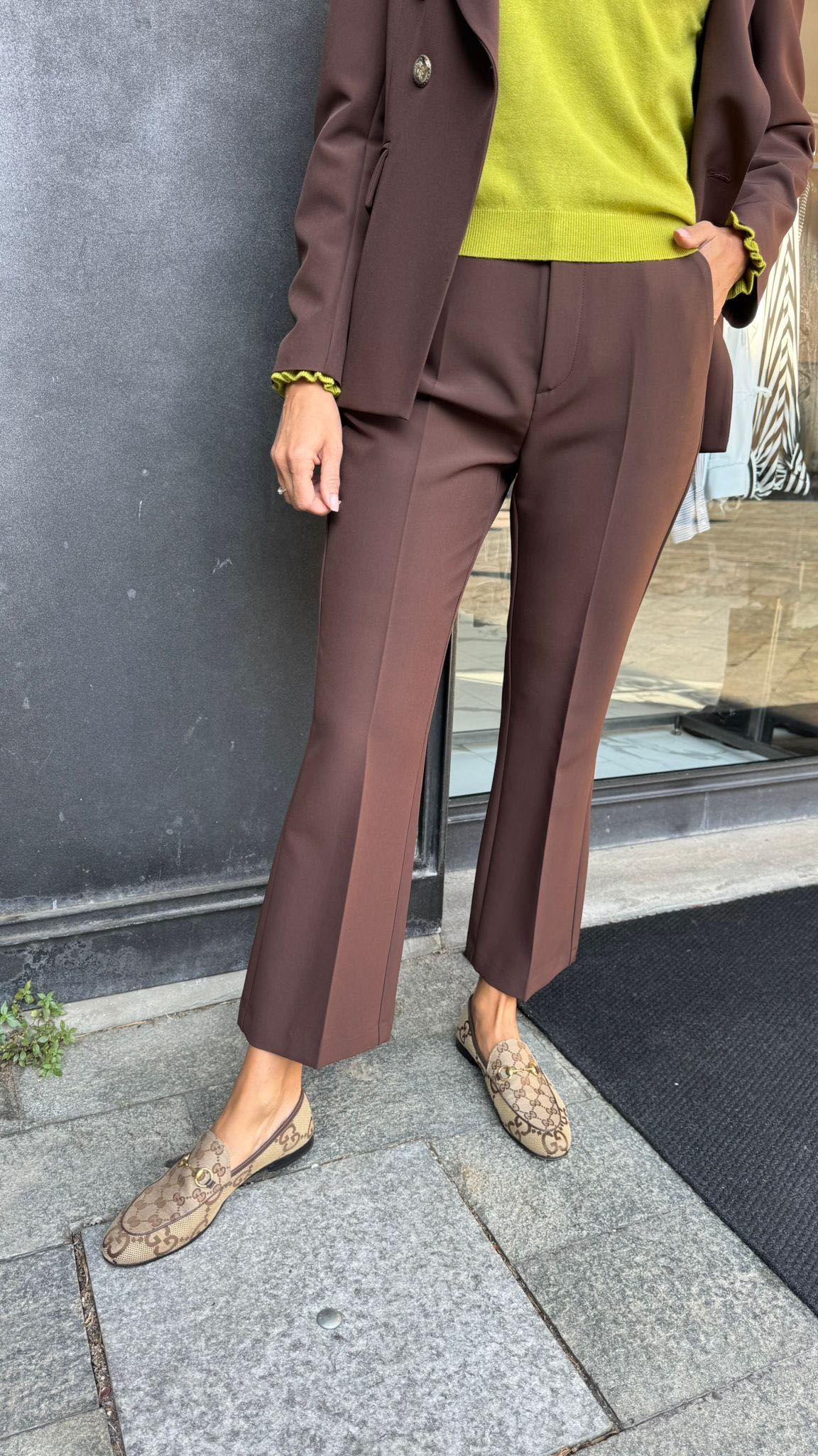 PANTALONE TROMBETTA CIOCCOLATO