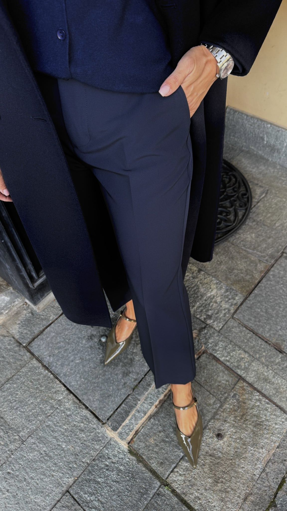 PANTALONE TROMBETTA BLU