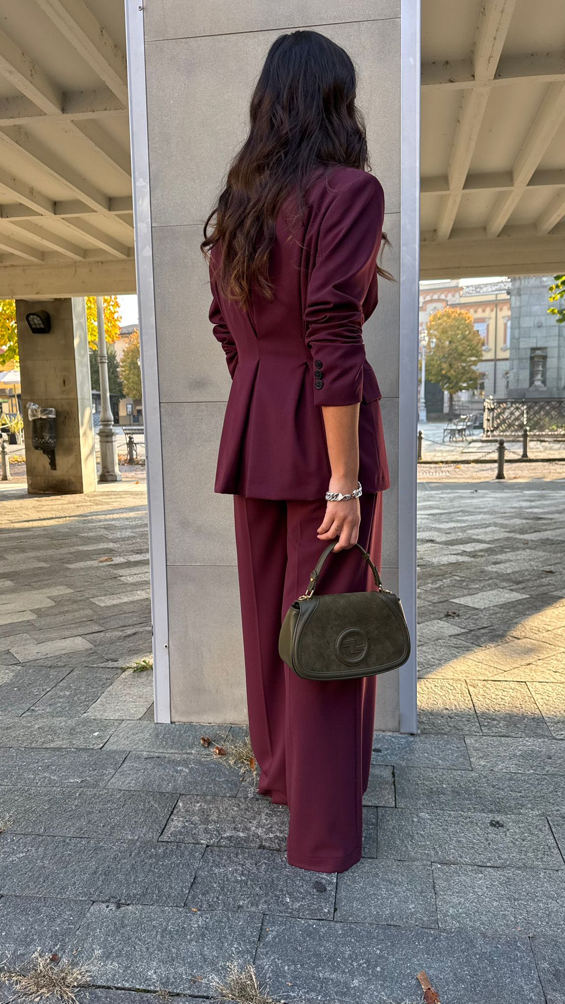 GIACCA AVVITATA MARYLEY BORDEAUX