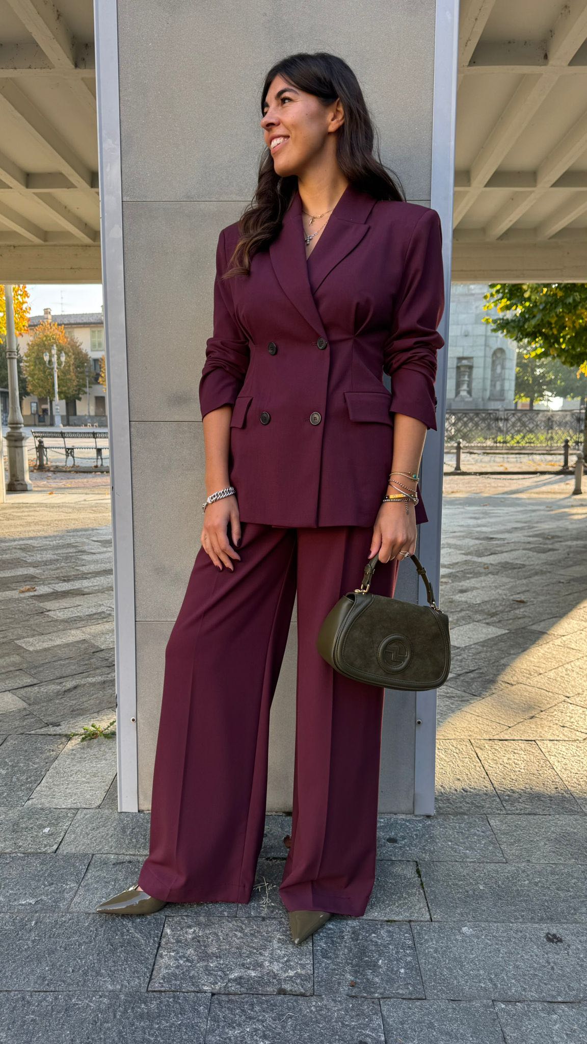 GIACCA AVVITATA MARYLEY BORDEAUX