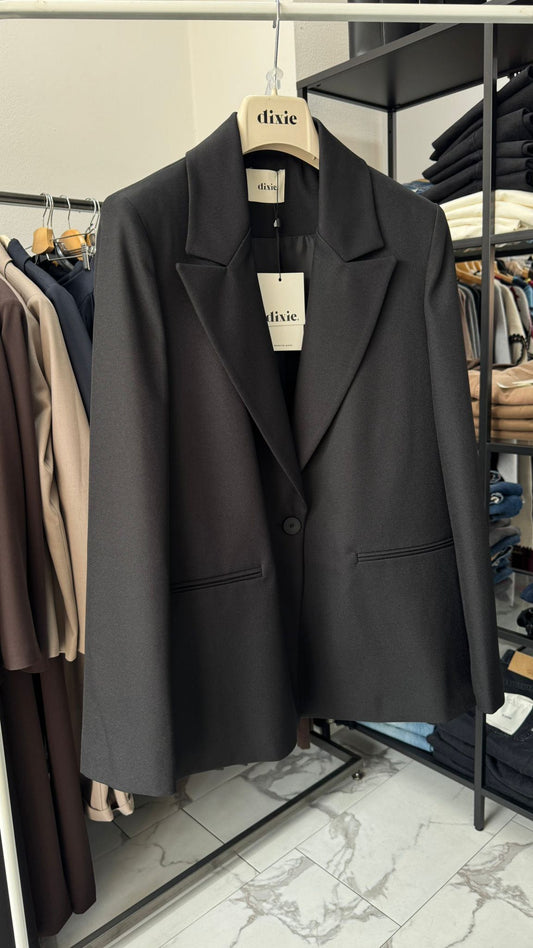 GIACCA POLO MONOPETTO FODERATA NERA