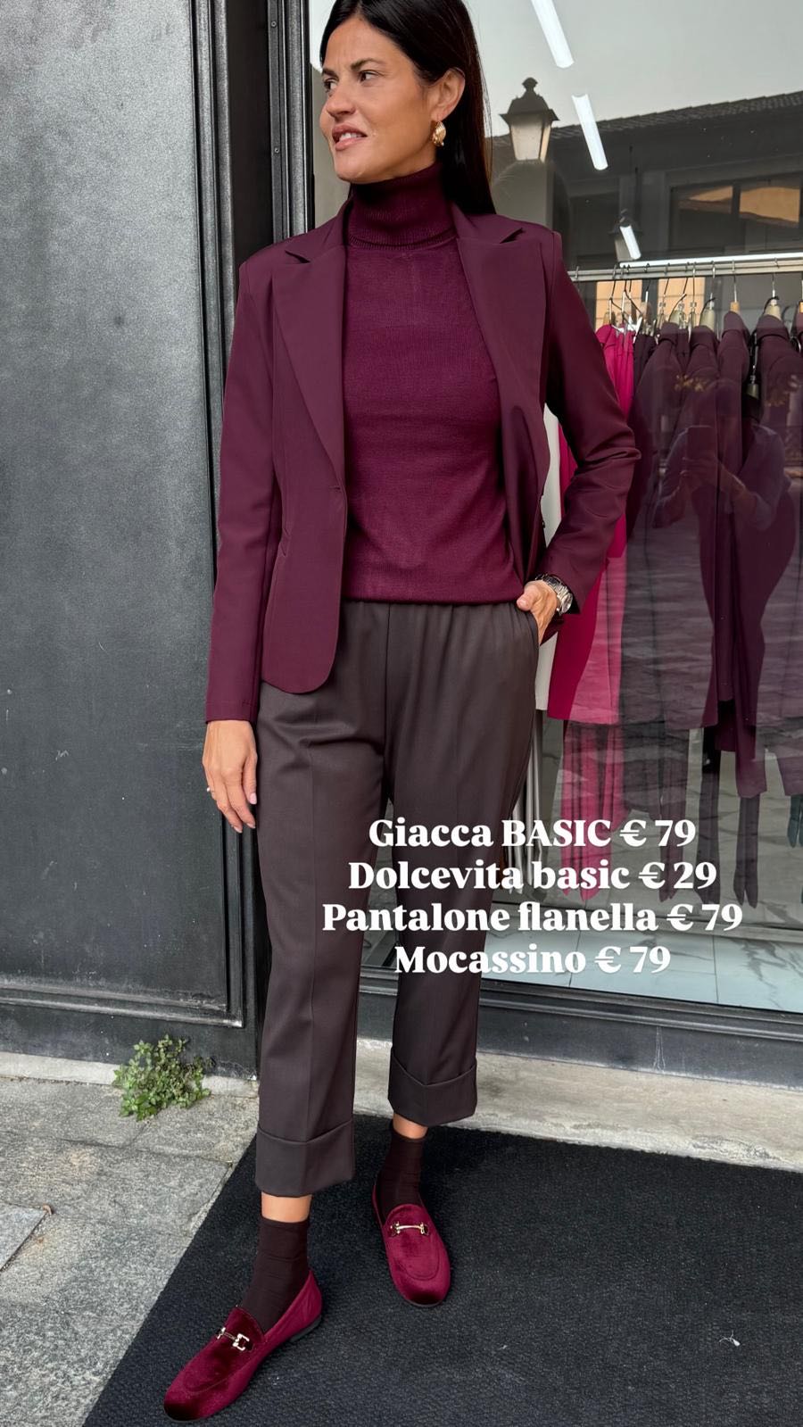 PANTALONE FLANELLA MARRONE
