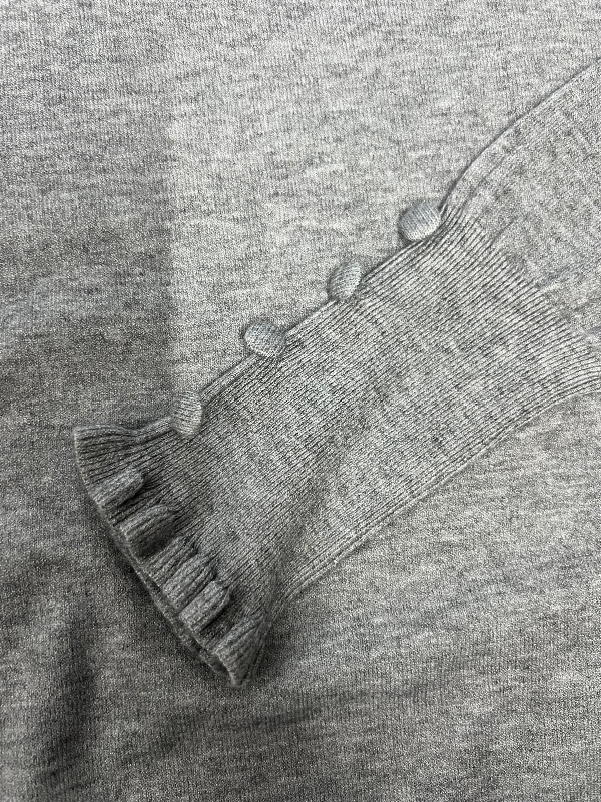 MAGLIONCINO ROUGE BOTTONCINI GRIGIO