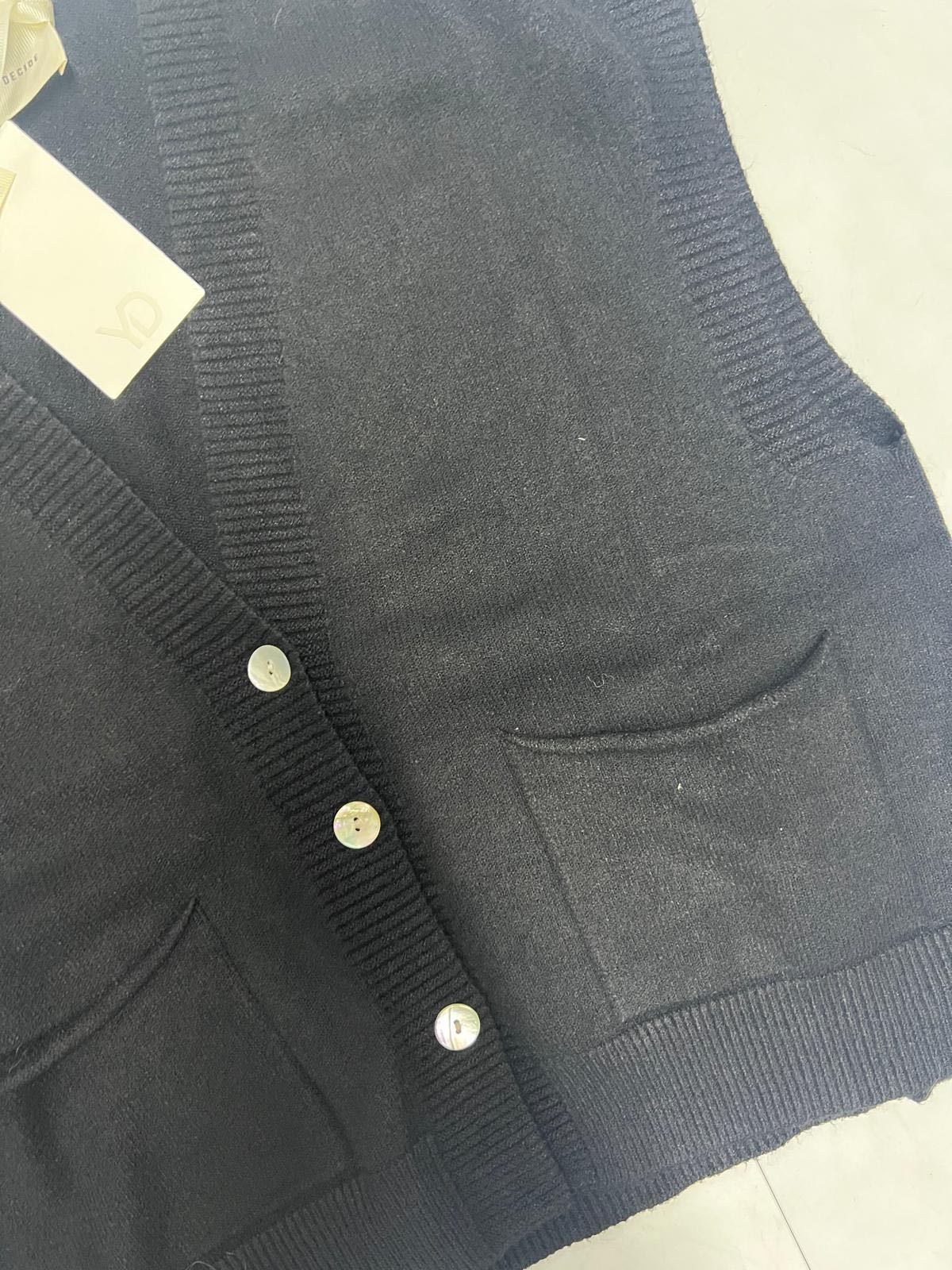 GILET BOTTONI NERO