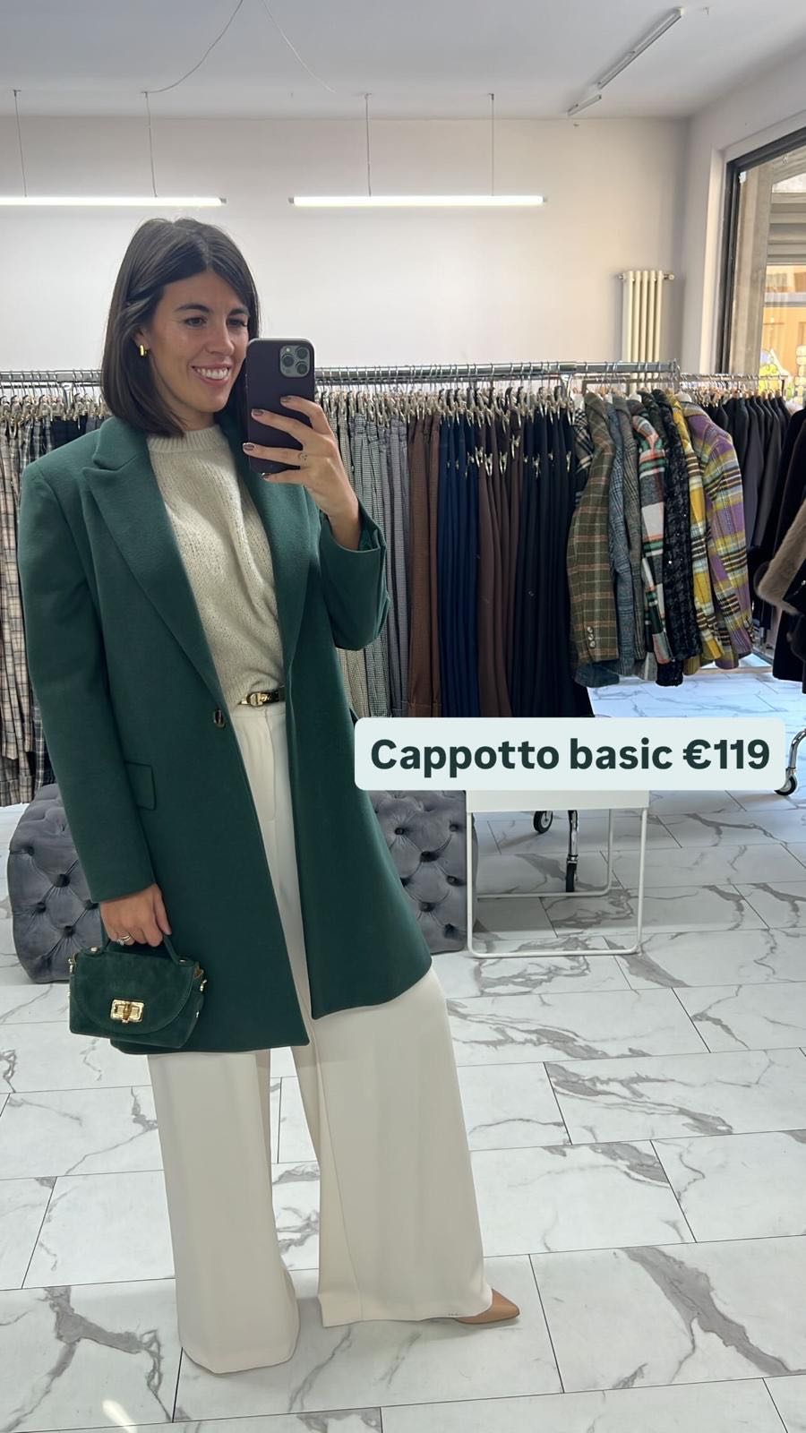 CAPPOTTO BASIC VERDE BOTTIGLIA