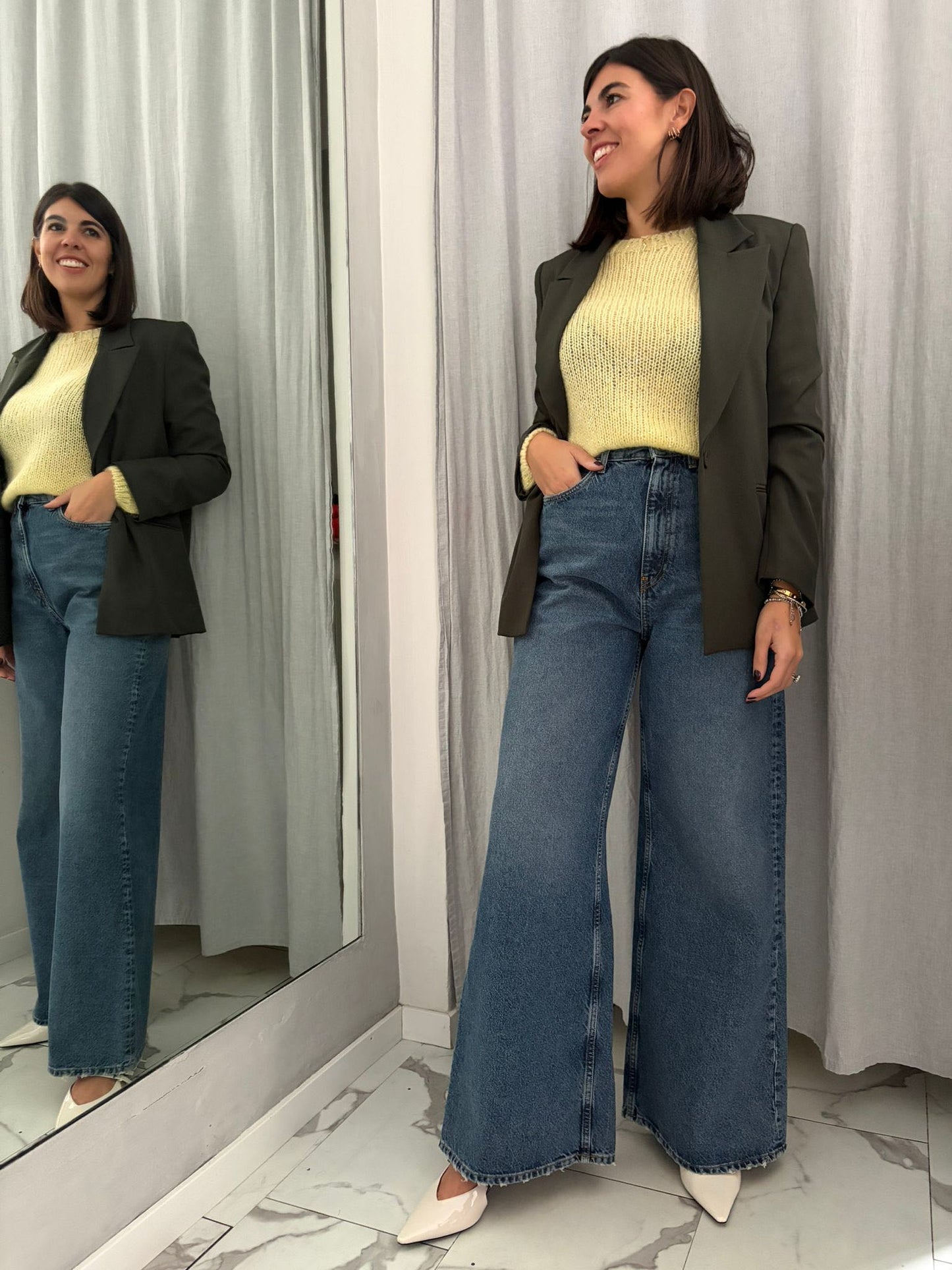 MAGLIONCINO MOHAIR MICRO PAILETTES GIALLO