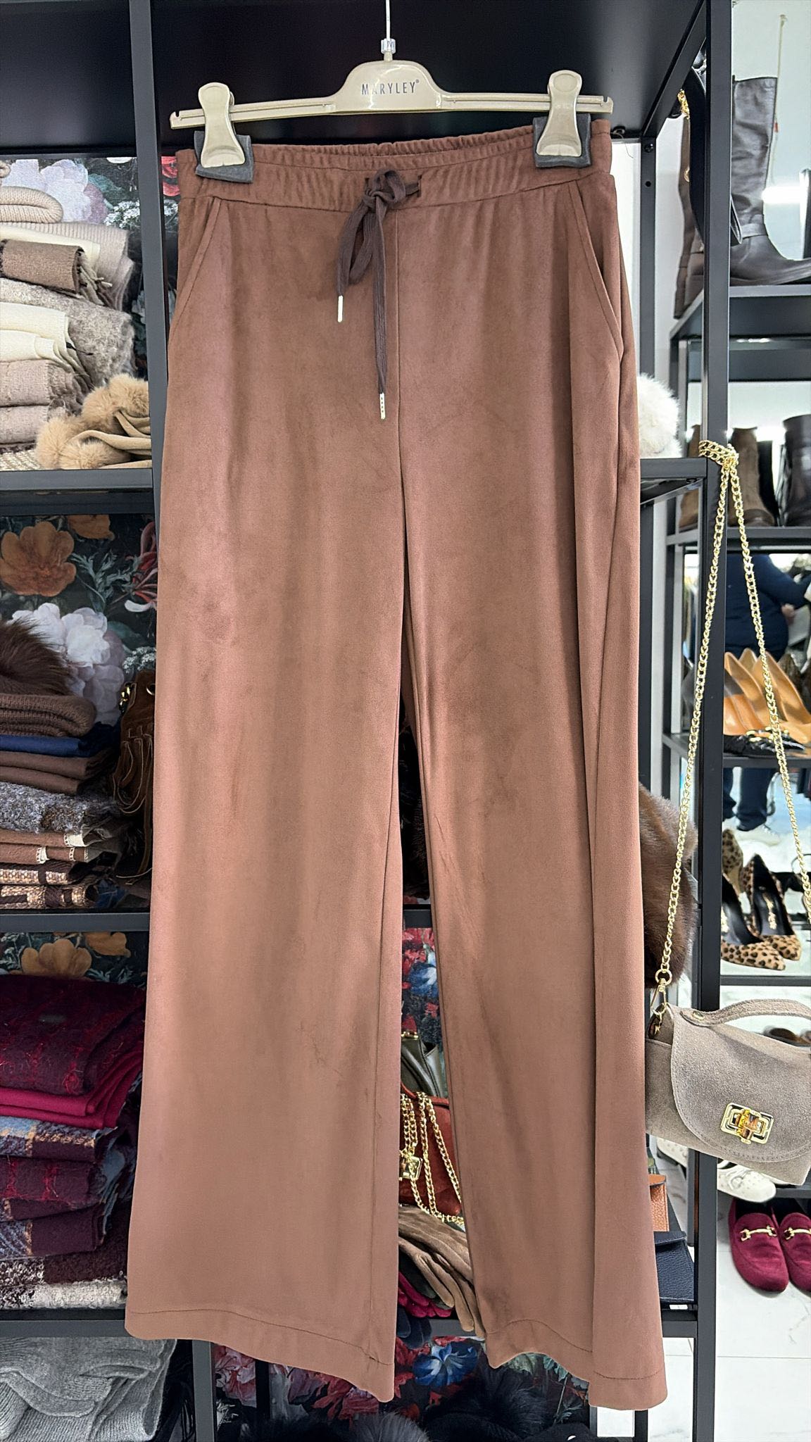PANTALONE ECO RENNA CUOIO