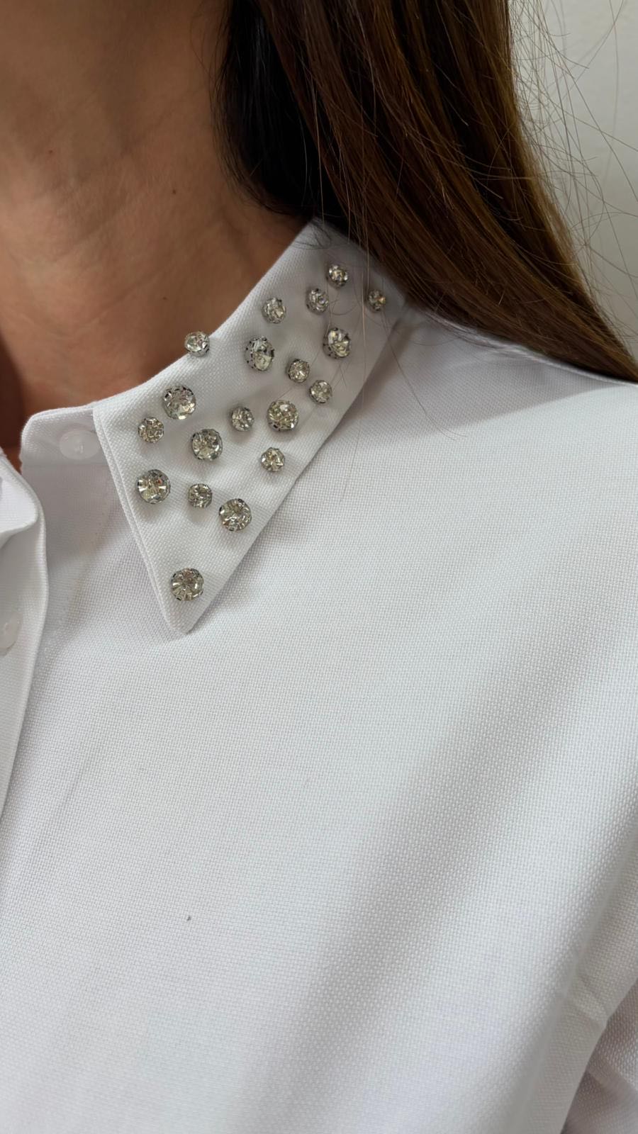 CAMICIA OXFORD CASTONI BIANCA