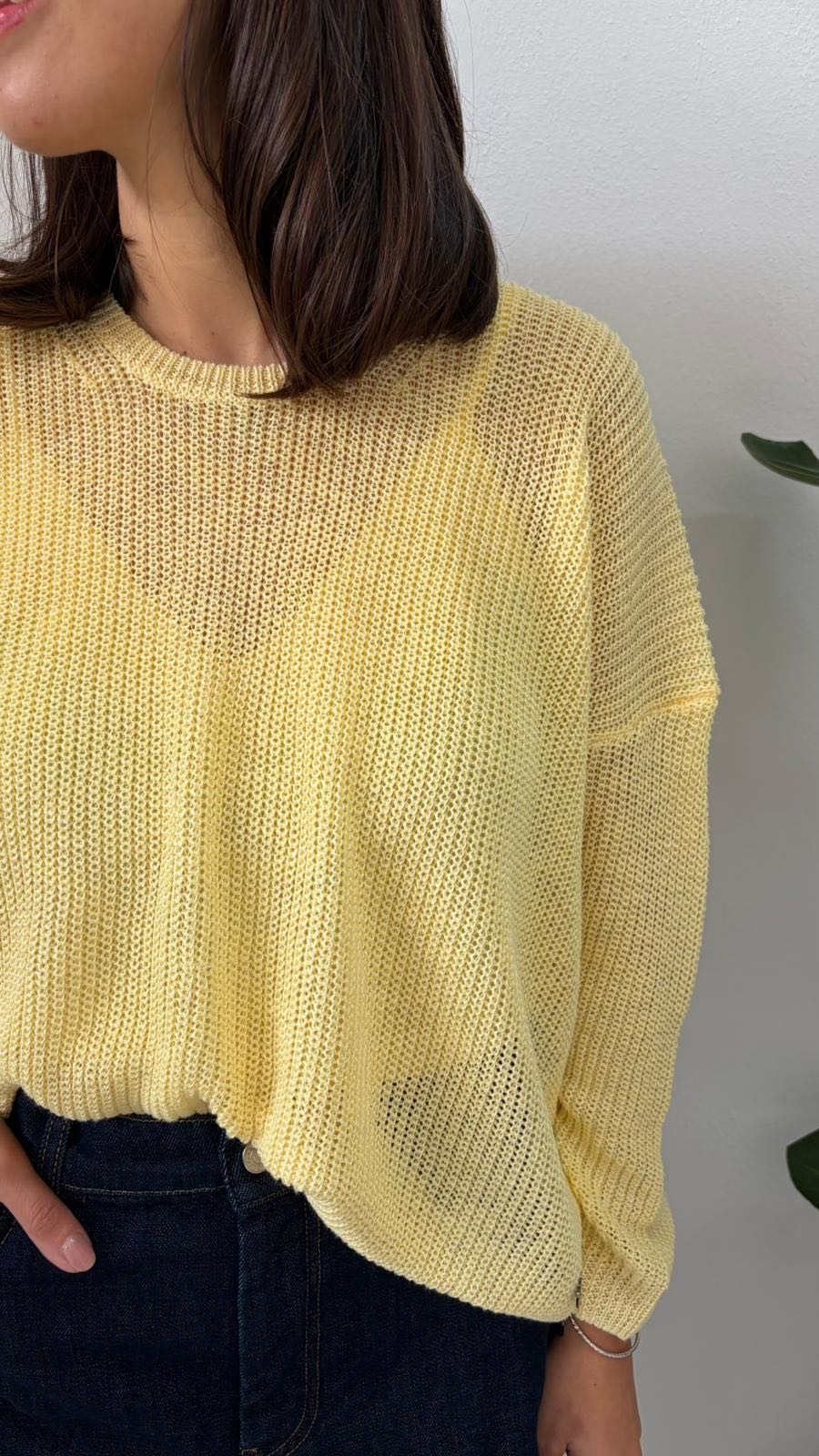 MAGLIONCINO SCATOLETTA GIALLO