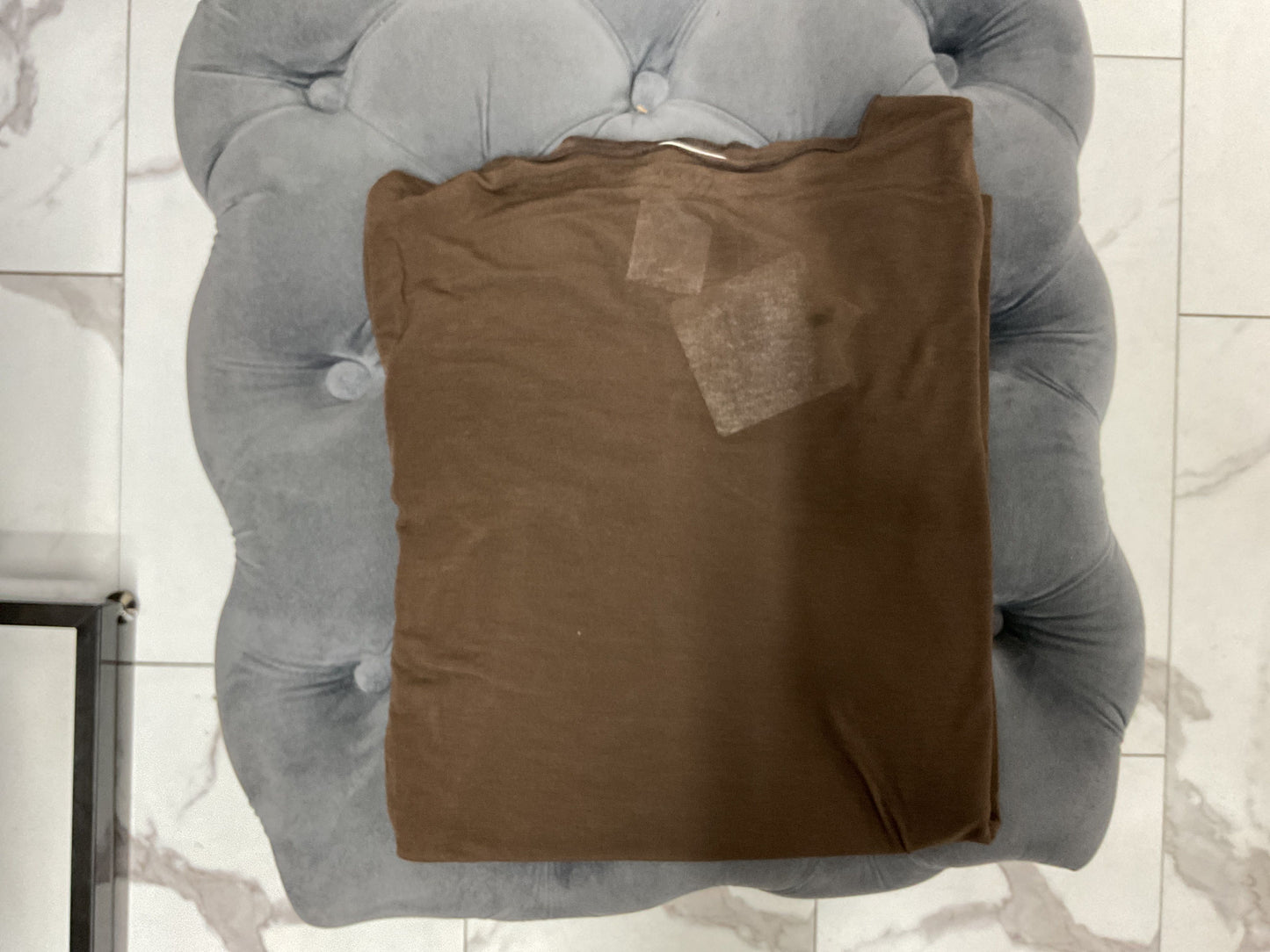 MAGLIA TAGLIO VIVO MISTO SETA CIOCCOLATO