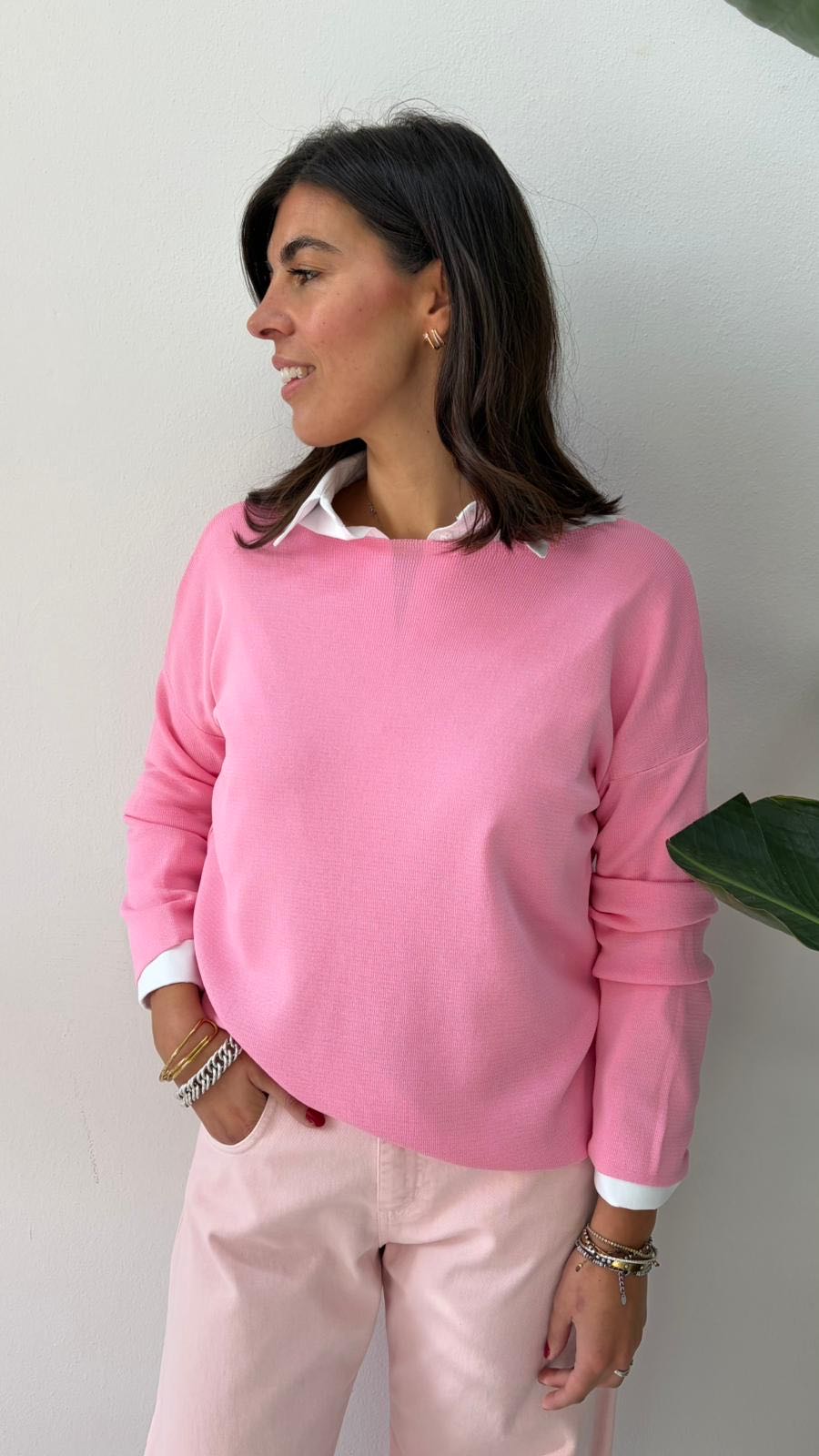 MAGLIONCINO GIROCOLLO BUBBLE