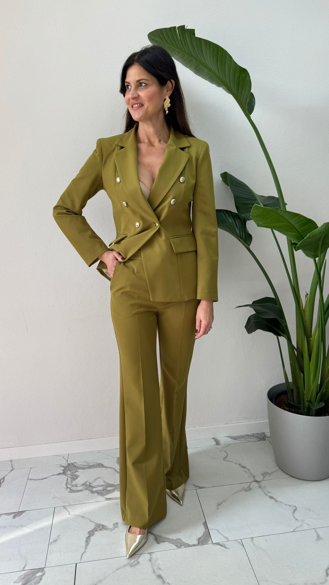 PANTALONE TULIPANO OLIO