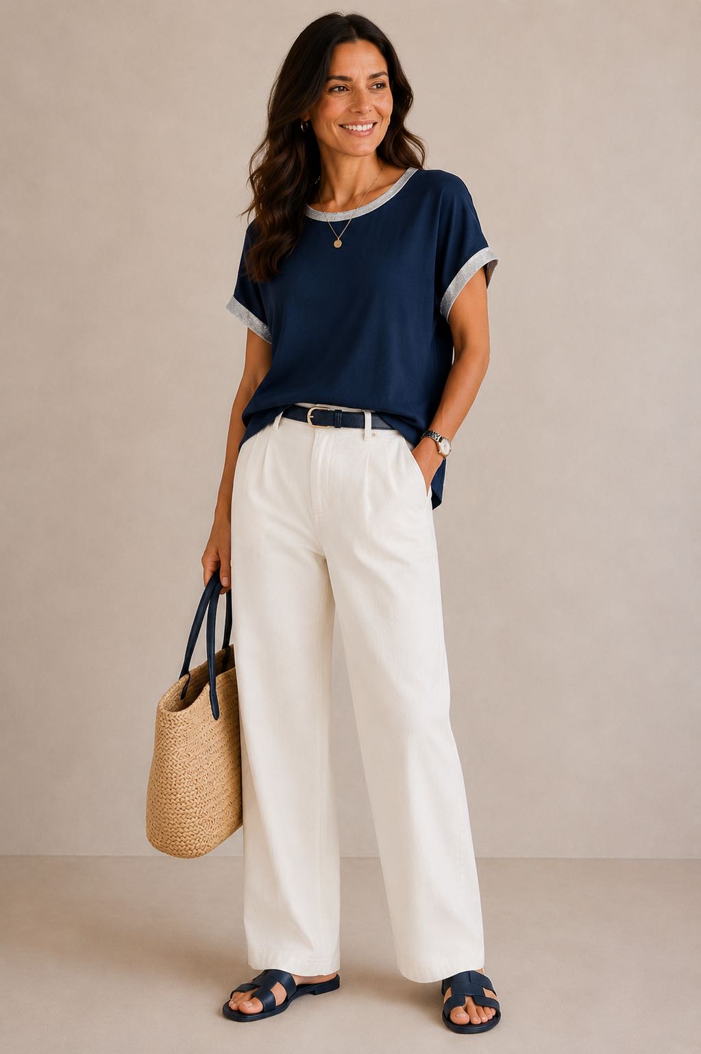 MAGLIA SMILE SCATOLETTA BLU