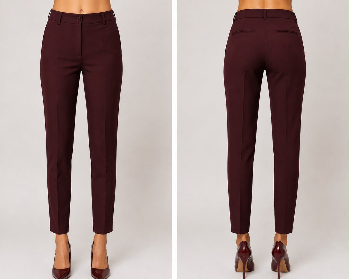 PANTALONE BASIC BURGUNDY