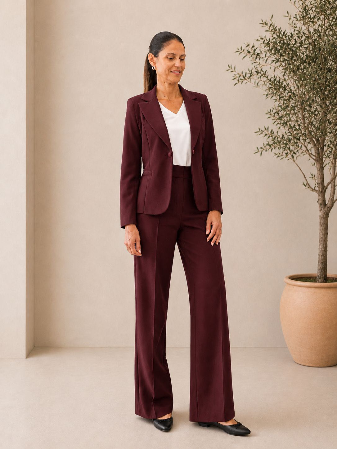 PANTALONE GIGLIO BURGUNDY
